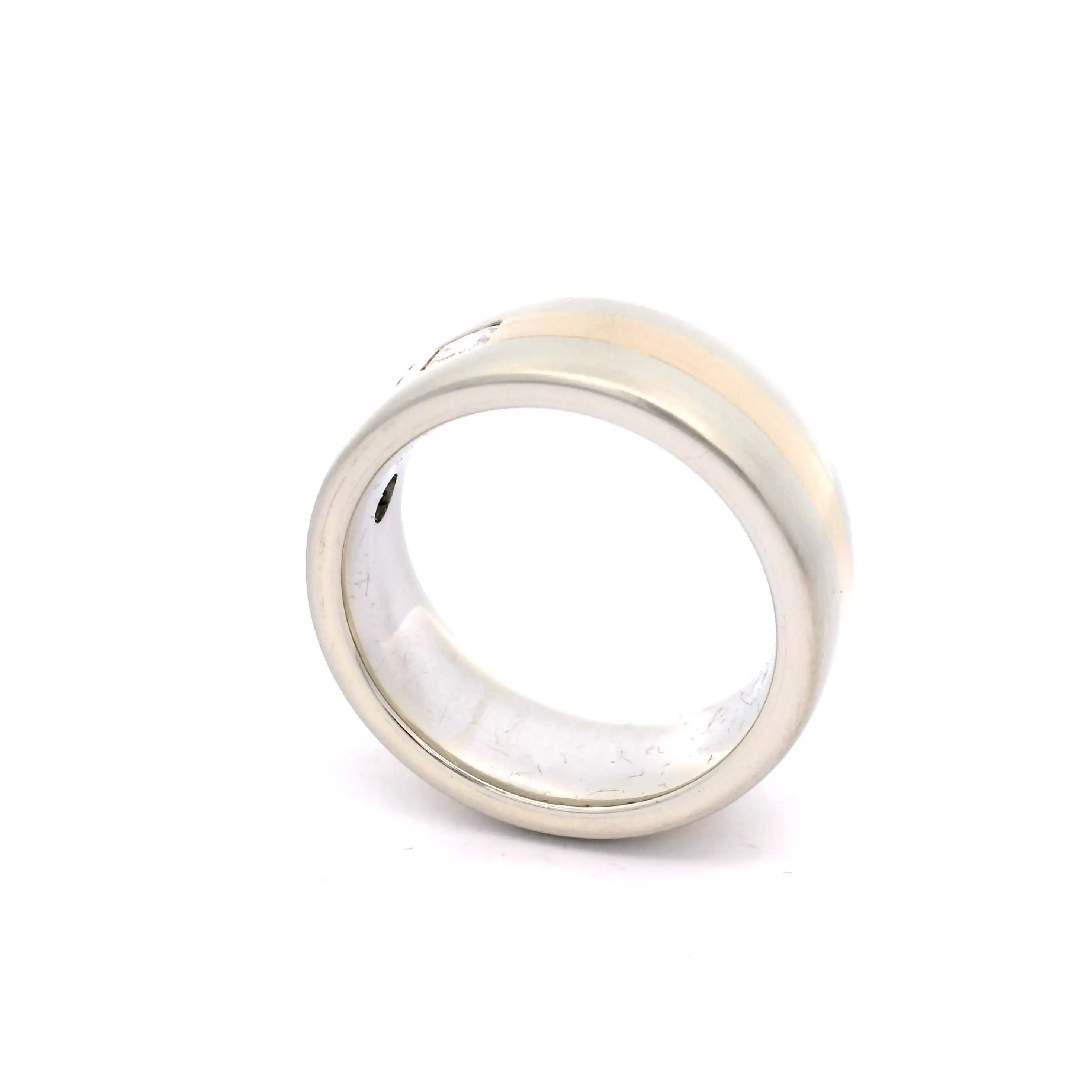 Ring Bicolor mit Princess Diamanten Ring Bicolor mit Princess Diamanten