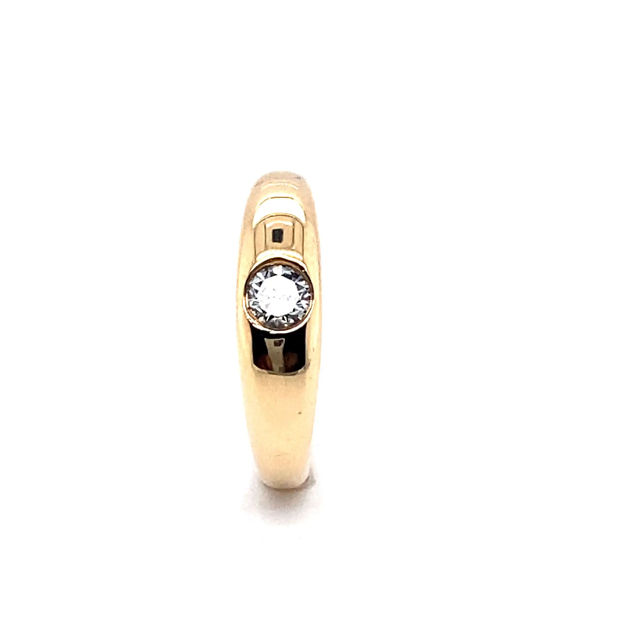 Ring Gelbgold mit Brillant ca. 0,30ct.
