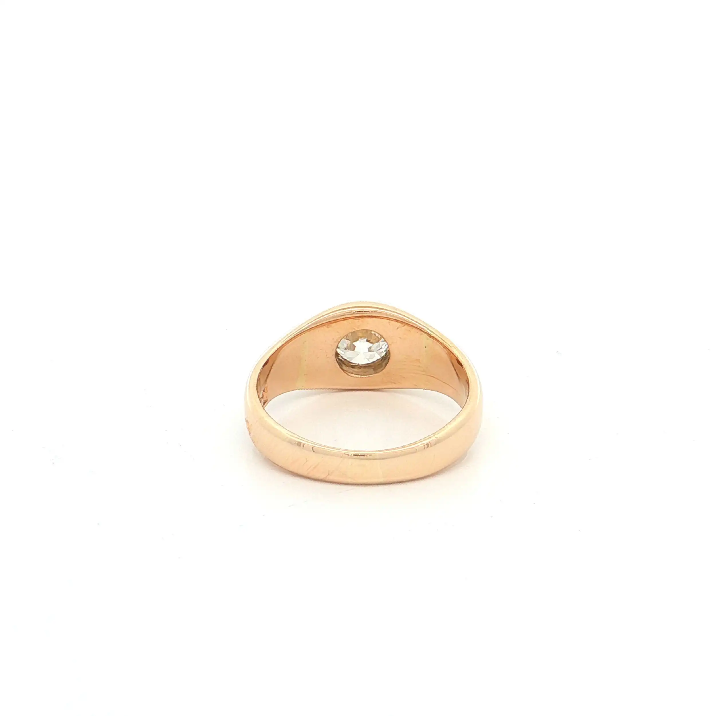 Ring Gelbgold mit Altschliffdiamant