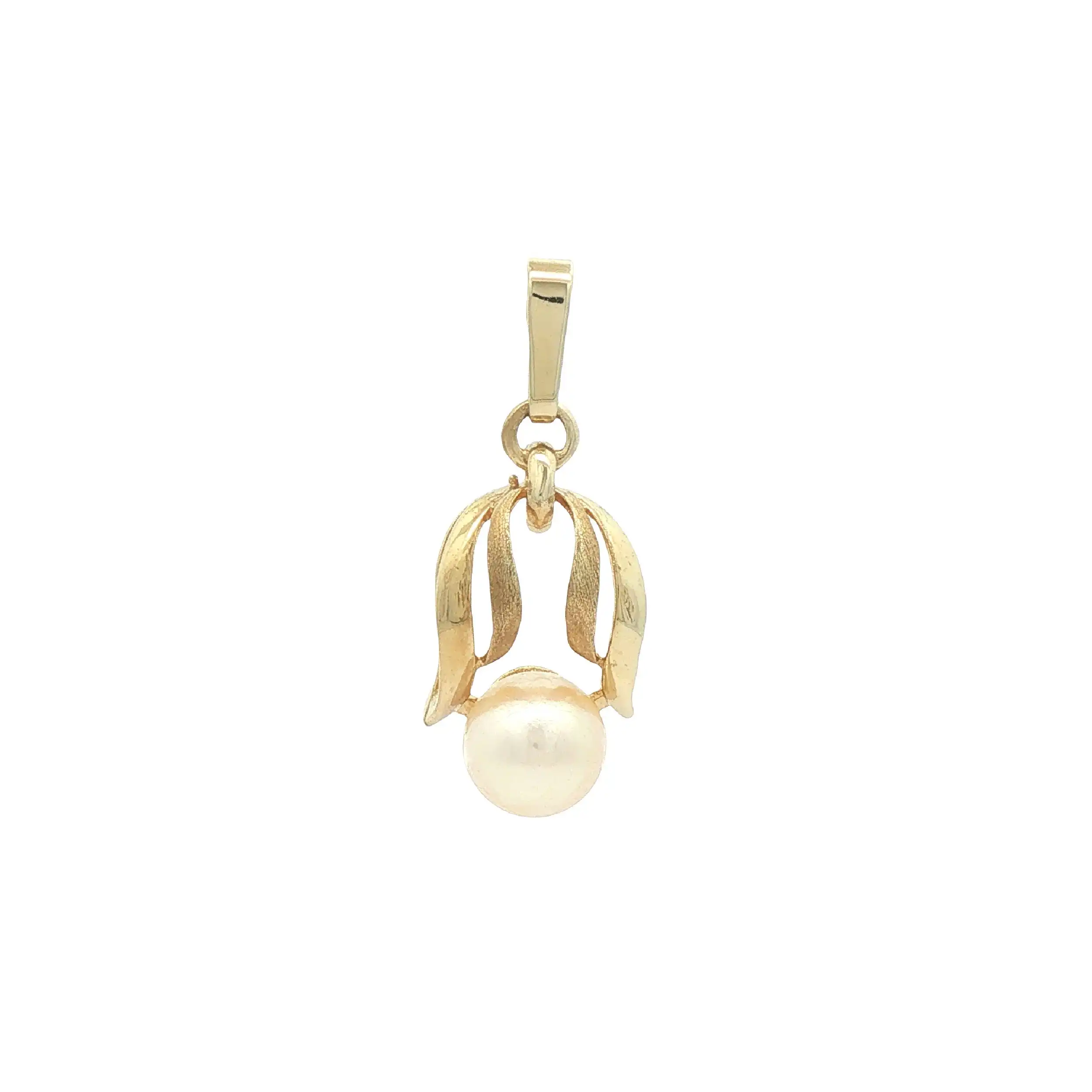 Anhänger Gelbgold mit Perle Anhänger Gelbgold mit Perle