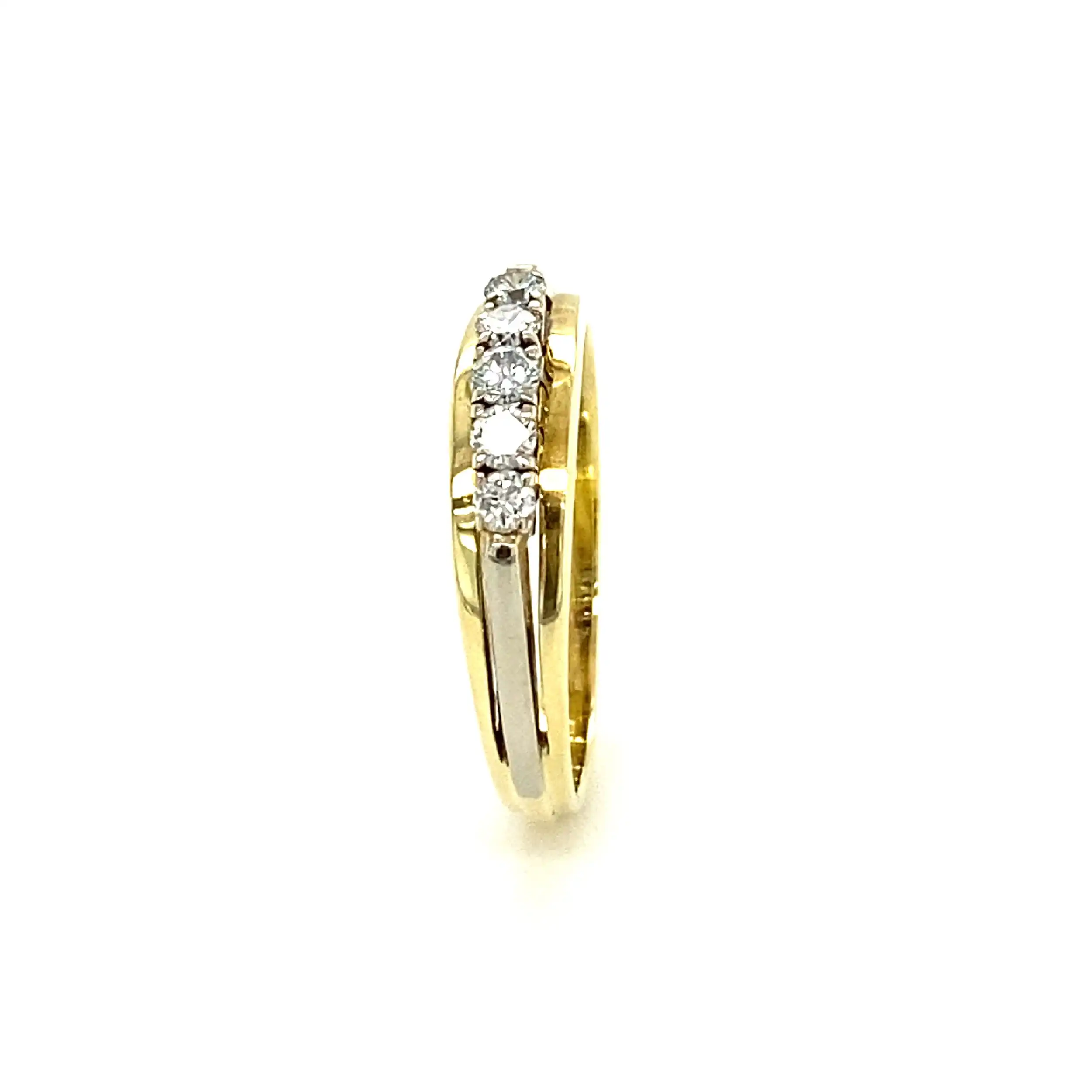 Ring Gelbgold mit Brillanten