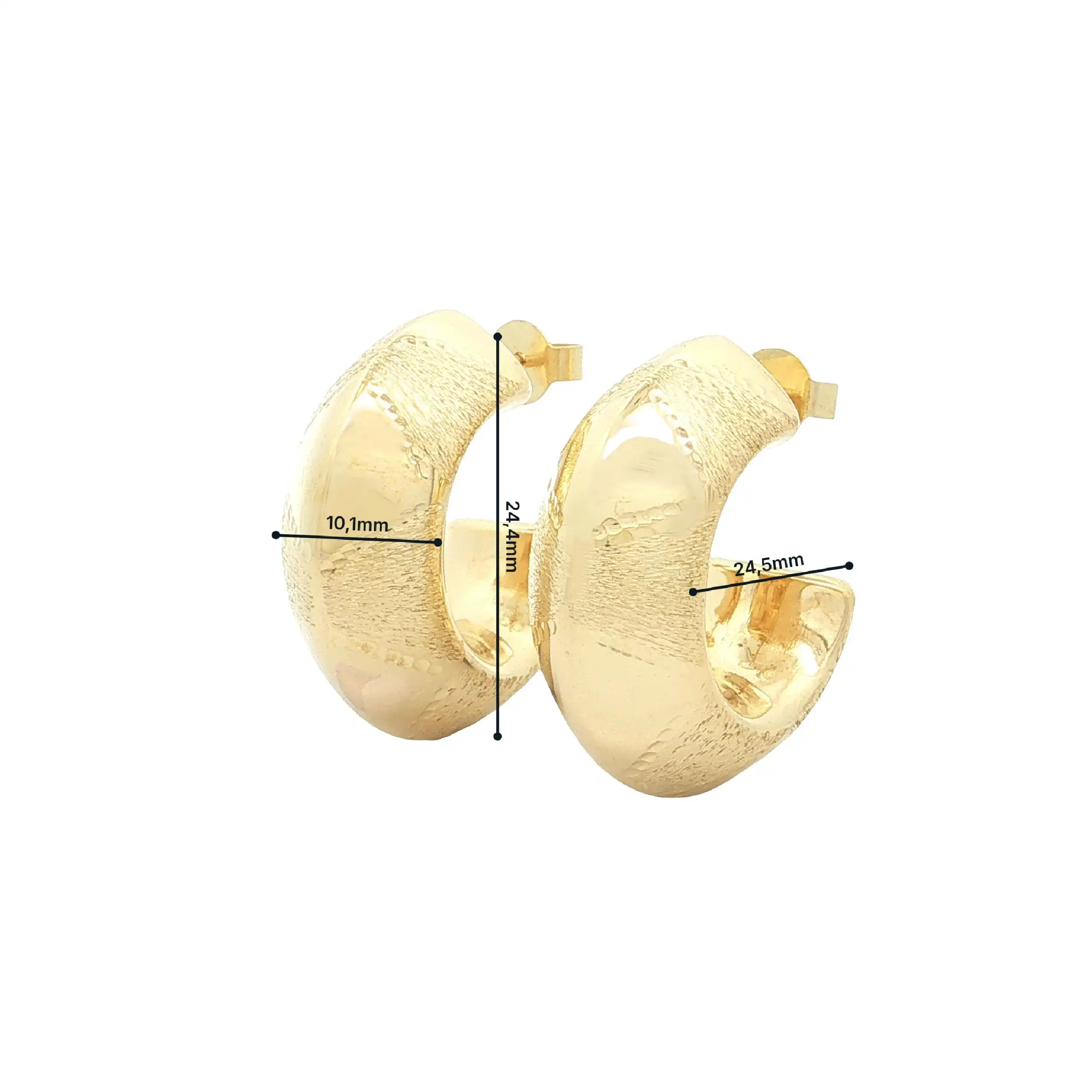Creolen Gelbgold Creolen Gelbgold