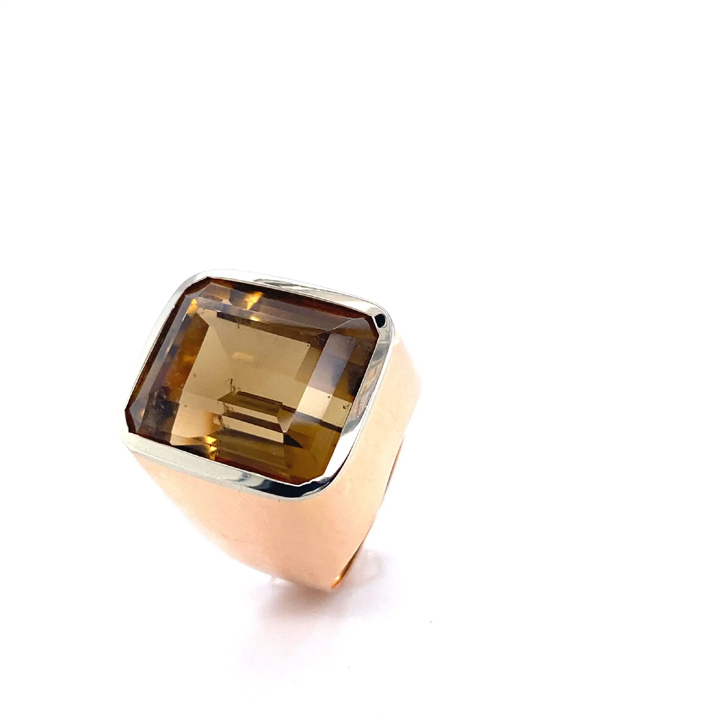 Ring Rosegold mit Citrin Ring Rosegold mit Citrin