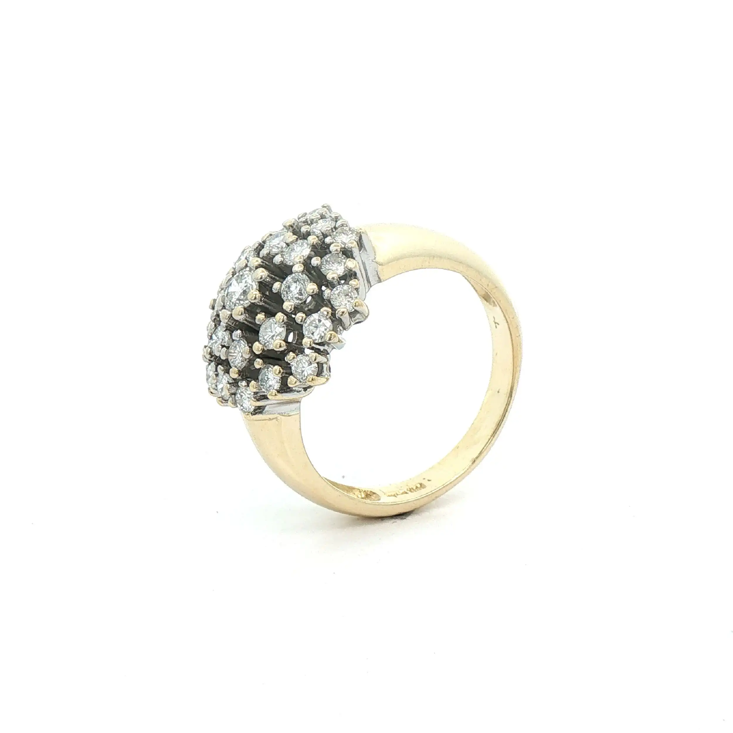 Ring Bicolor mit Brillanten Ring Bicolor mit Brillanten