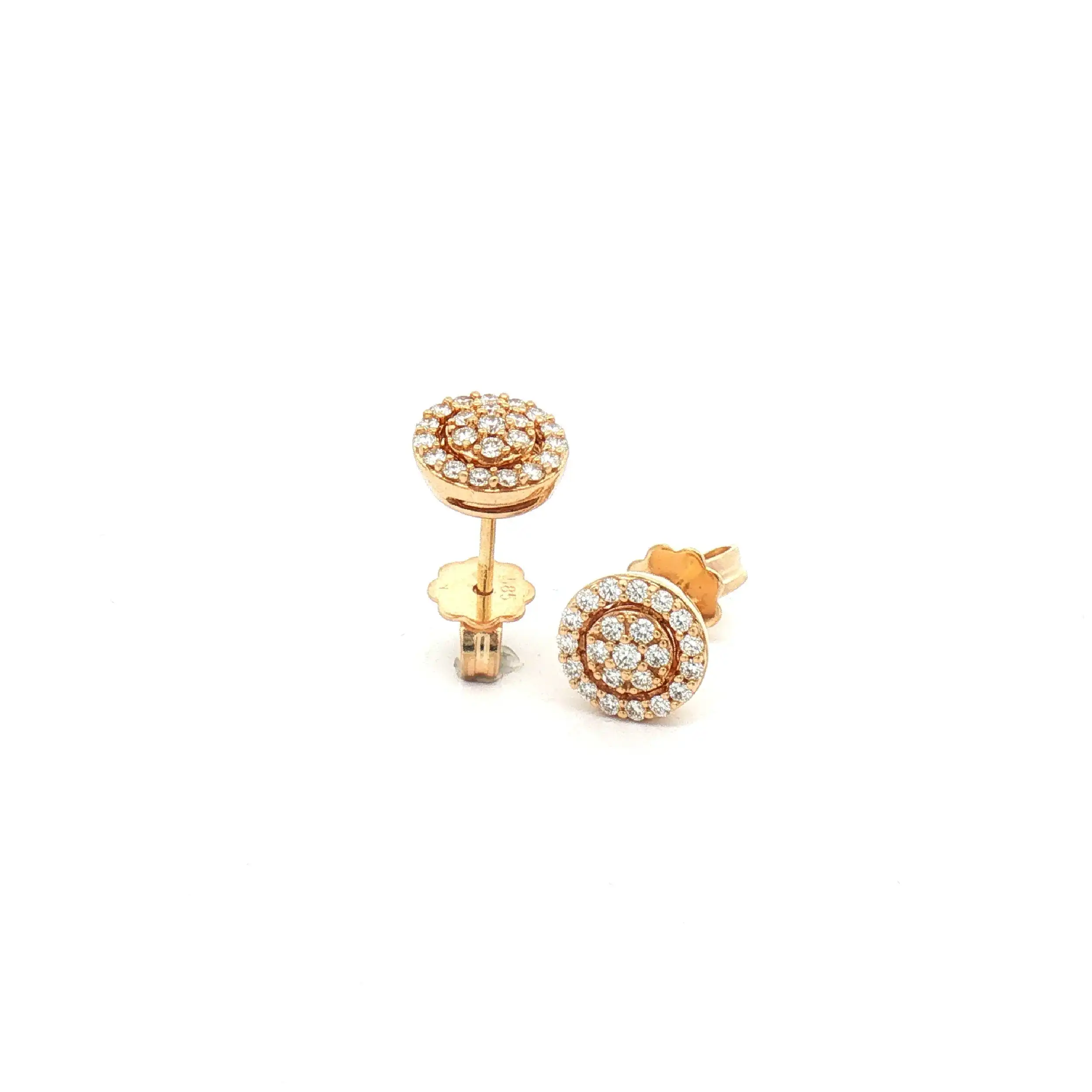 Ohrstecker Gelbgold mit Brillanten