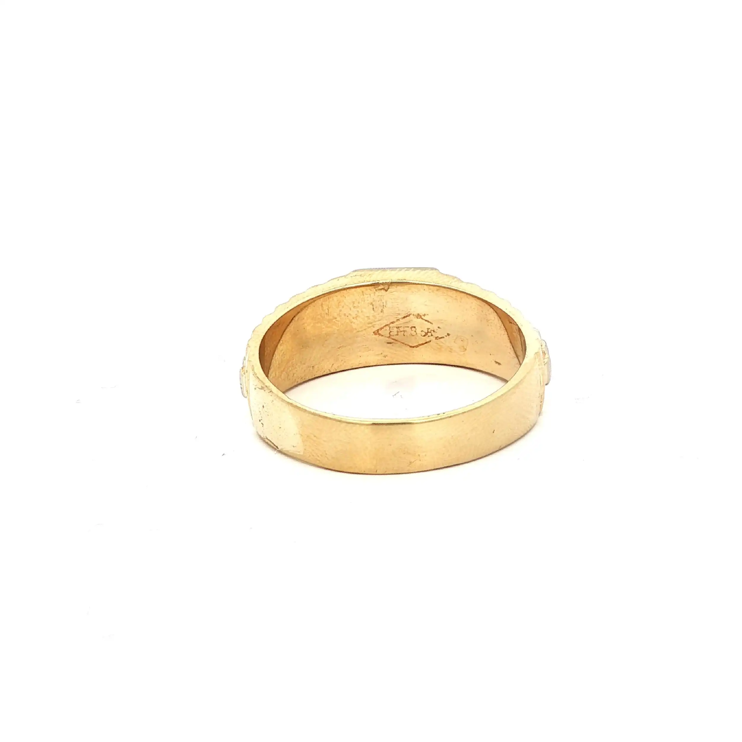 Ring Bicolor mit Zirkonia Ring Bicolor mit Zirkonia