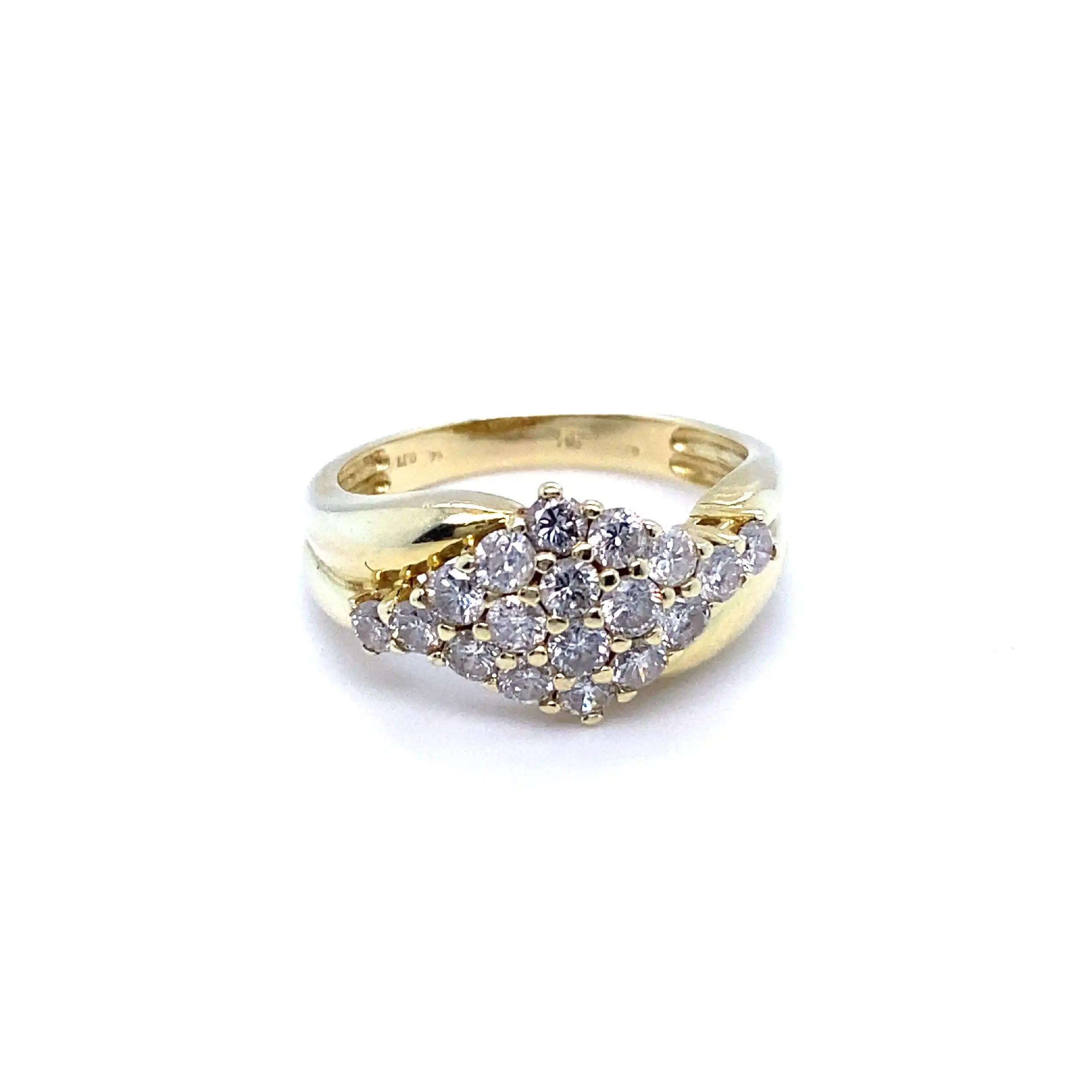 Ring Gelbgold mit Brillanten Ring Gelbgold mit Brillanten