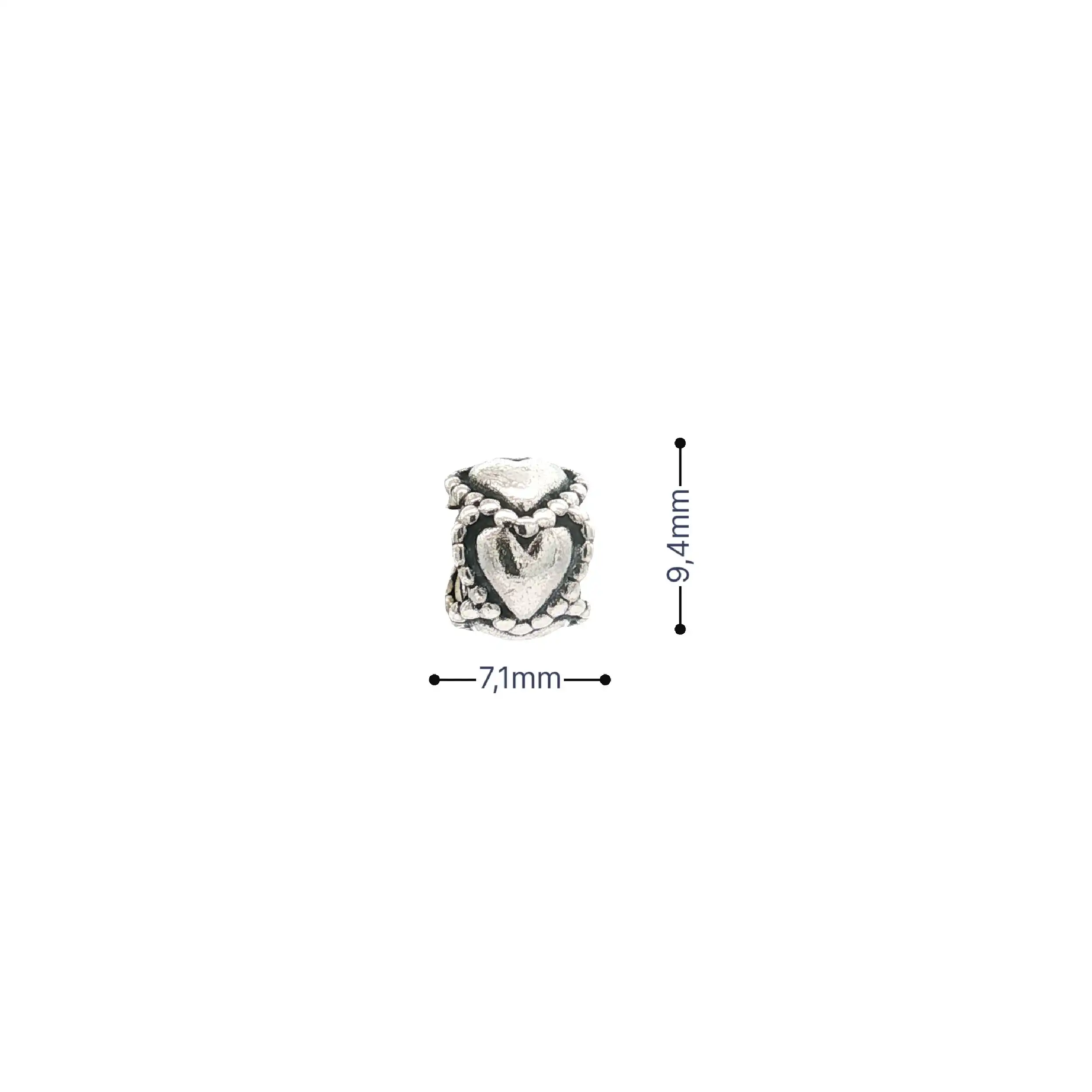 Charm Pandora Silber Herzen Charm Pandora Silber Herzen
