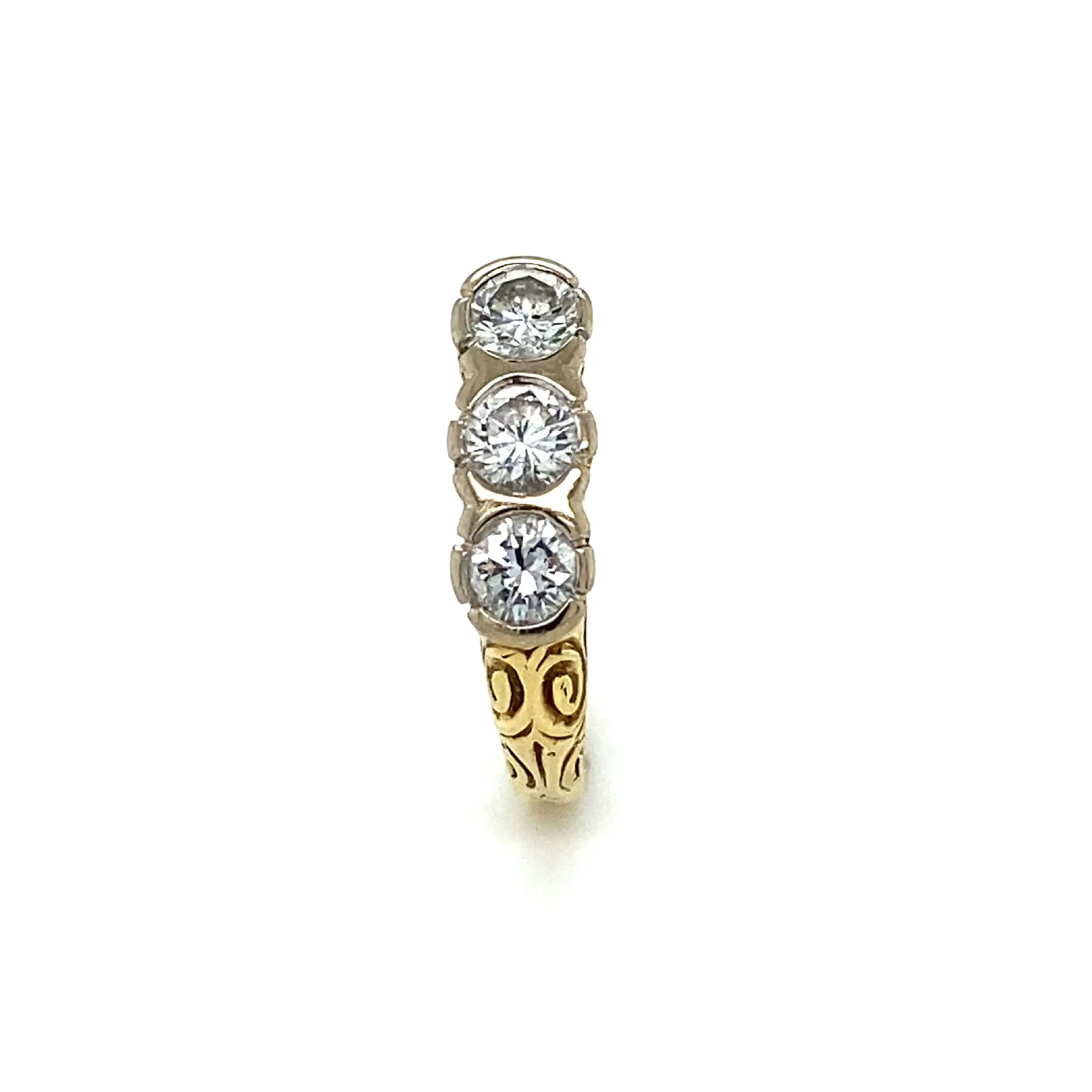 Ring Bicolor mit Brillanten Ring Bicolor mit Brillanten