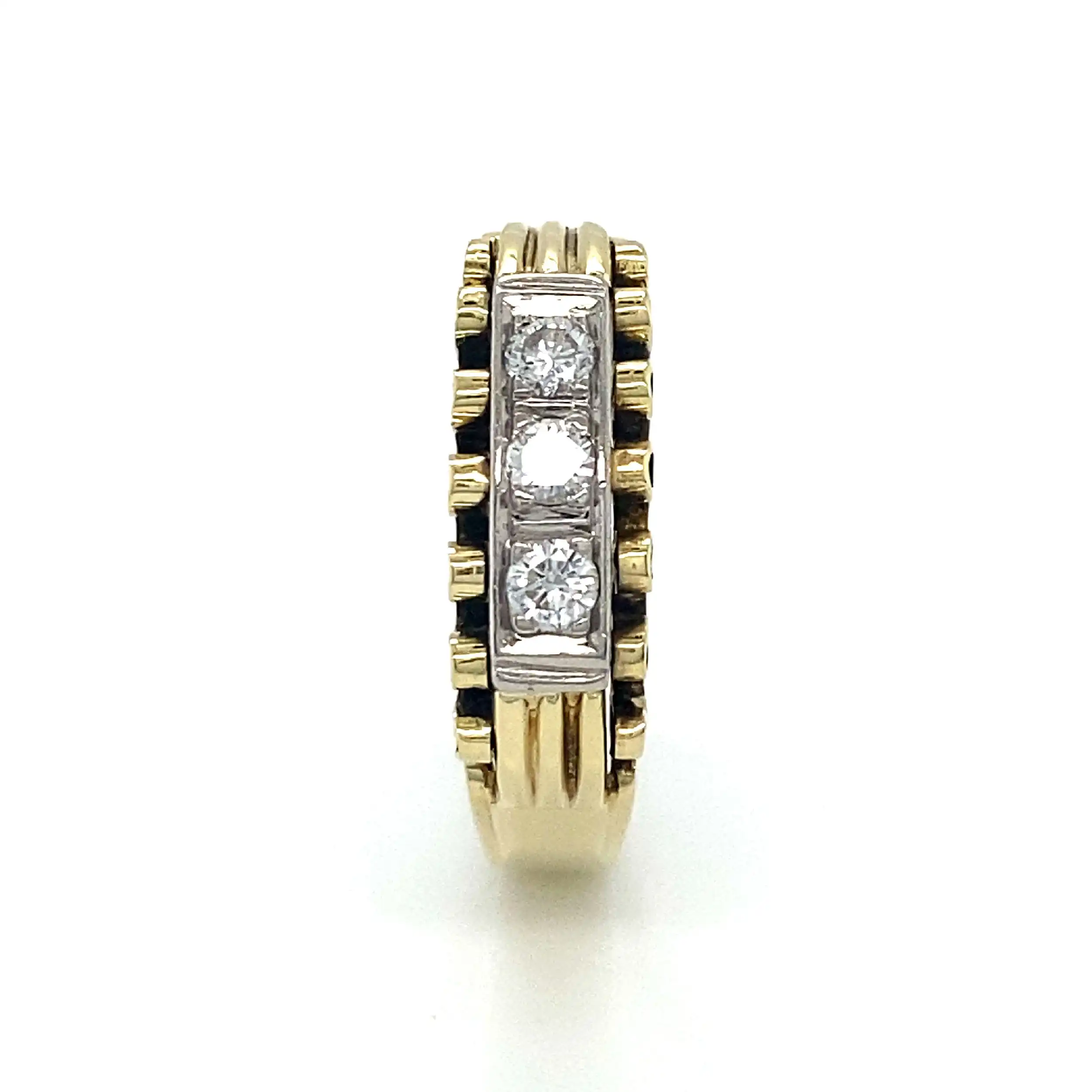 Ring Bicolor mit Brillanten Ring Bicolor mit Brillanten