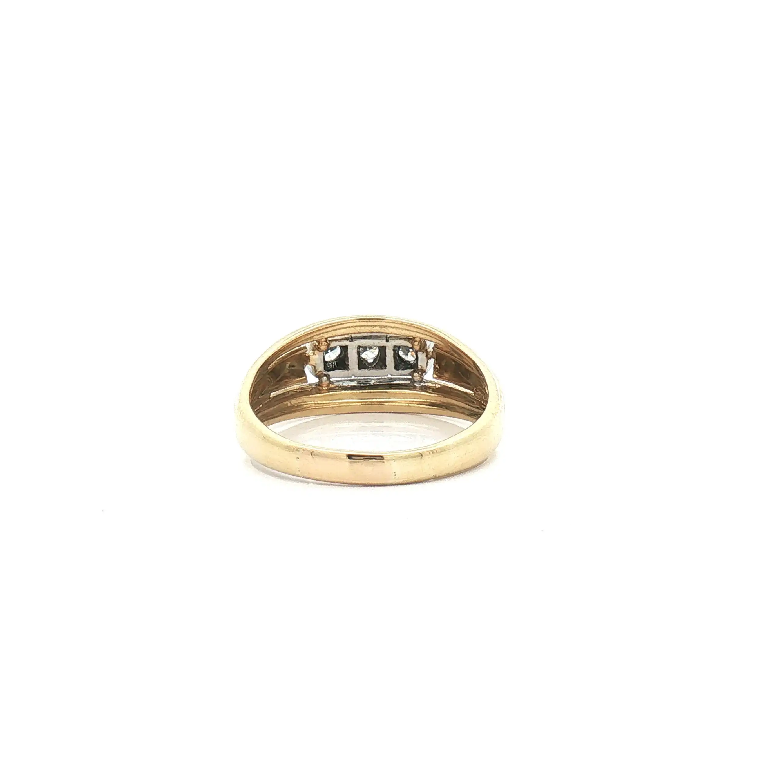 Ring Bicolor mit Brillanten