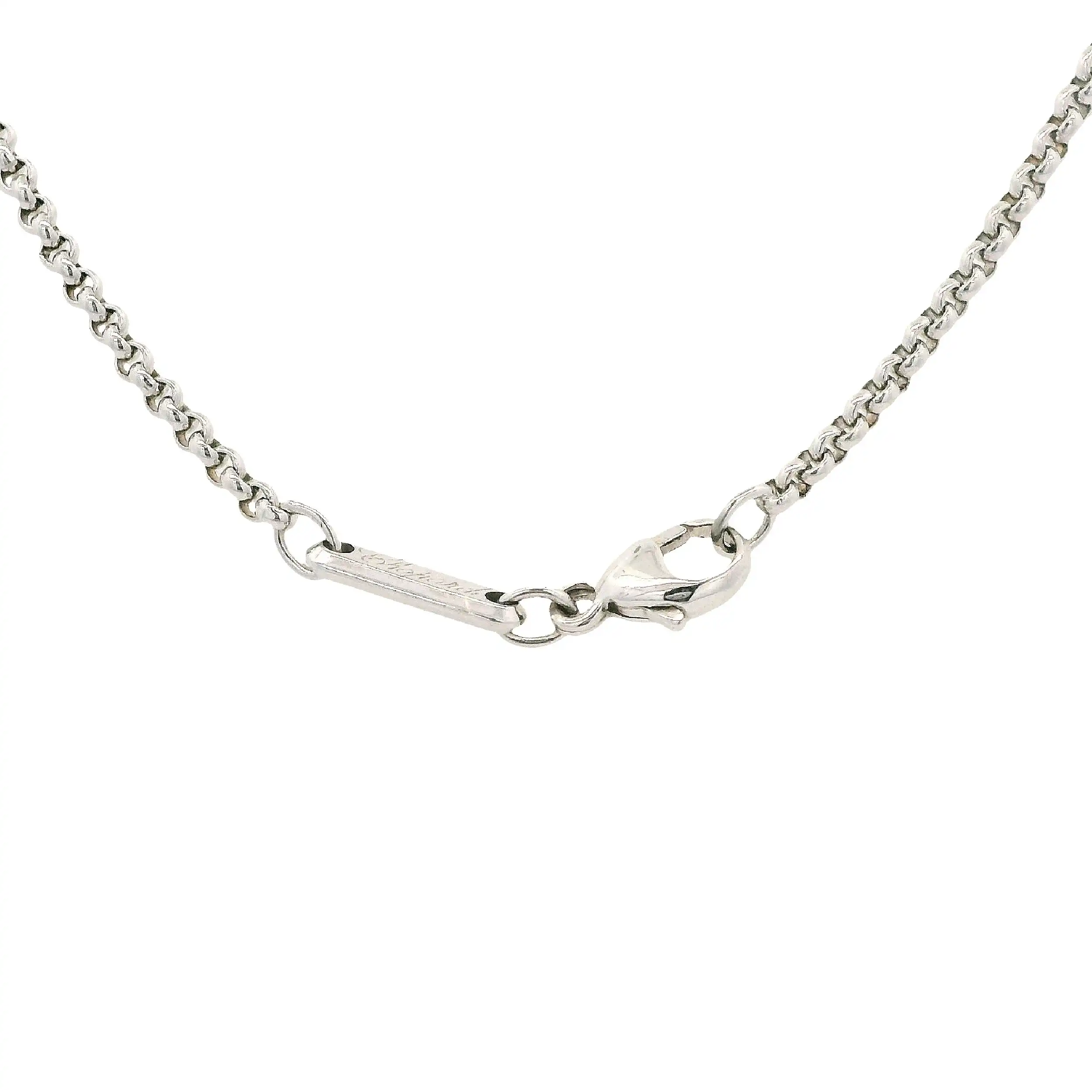 Kette mit Anhänger Kreuz Weißgold Chopard Happy Diamonds mit Box und Papieren Kette mit Anhänger Kreuz Weißgold Chopard Happy Diamonds mit Box und Papieren
