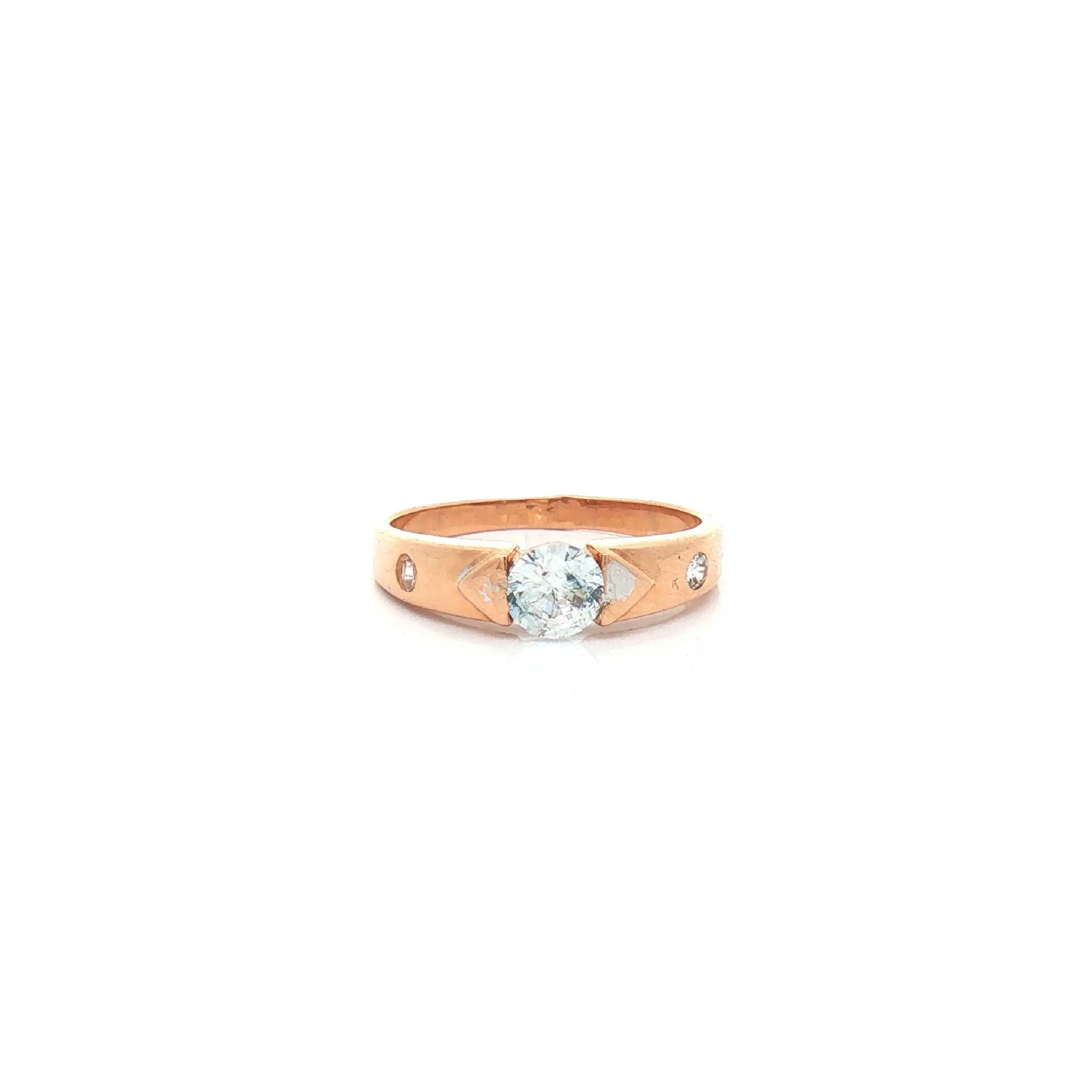 Ring Rotgold mit Zirkonia