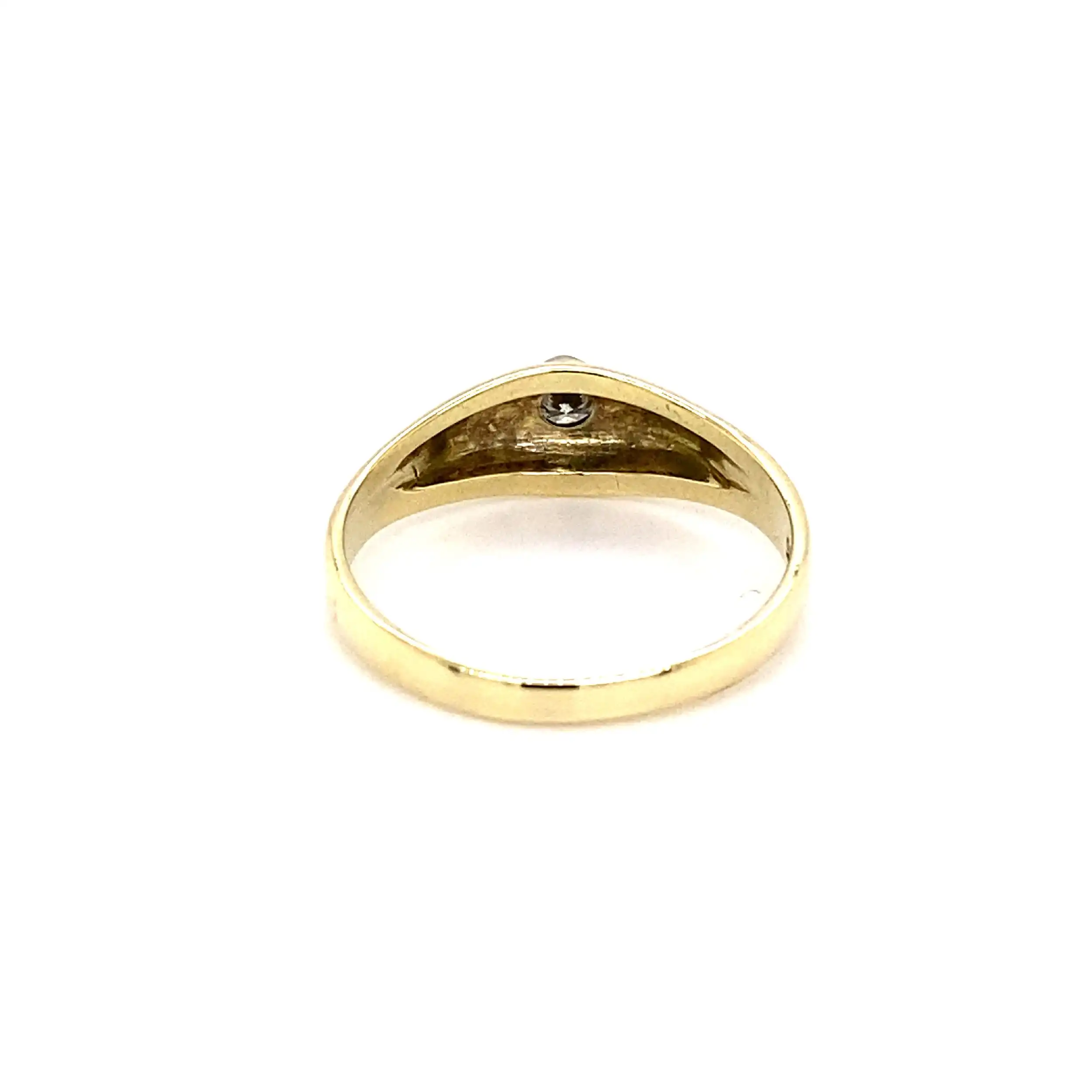 Ring Gelbgold mit Brillant Ring Gelbgold mit Brillant