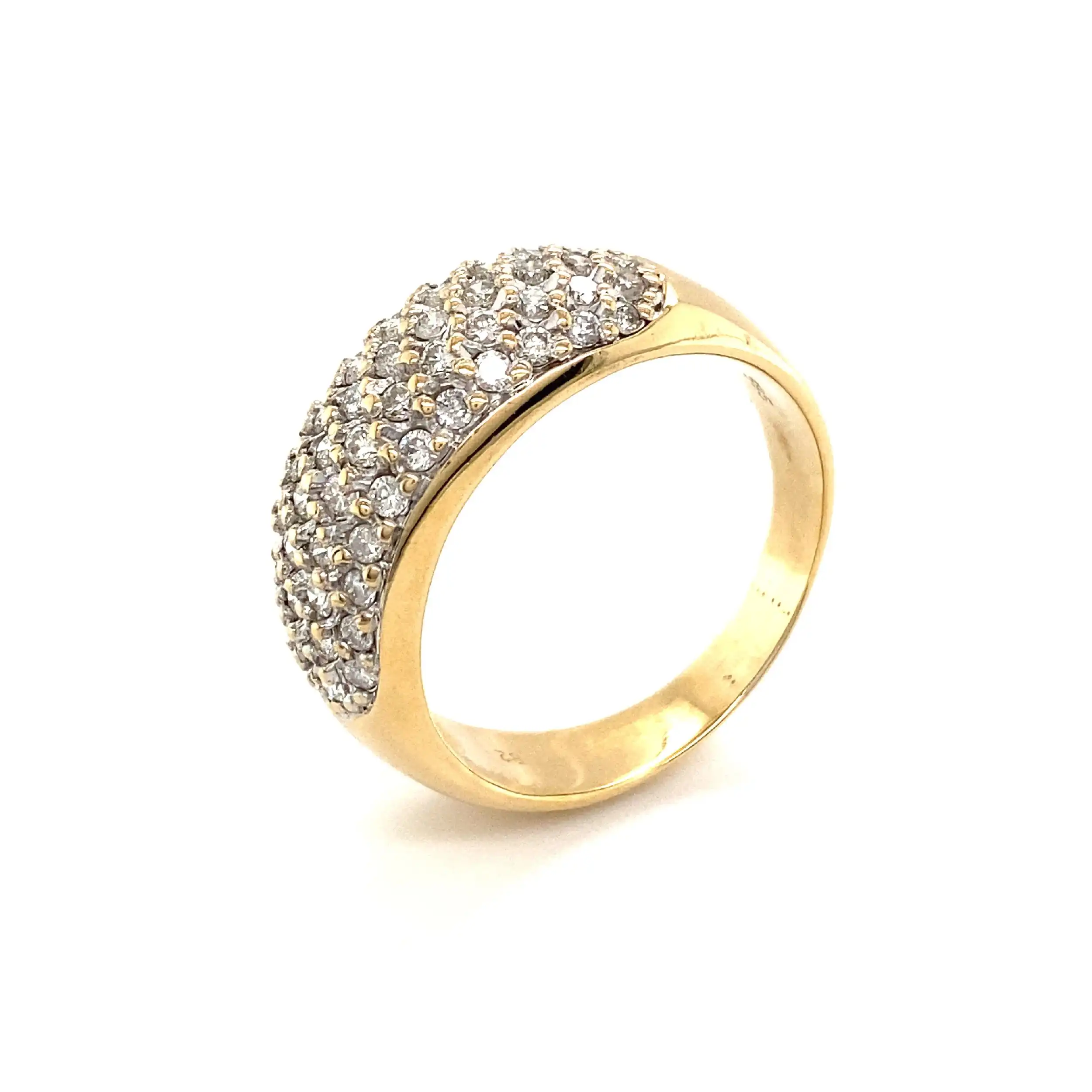 Ring Gelbgold mit Brillanten