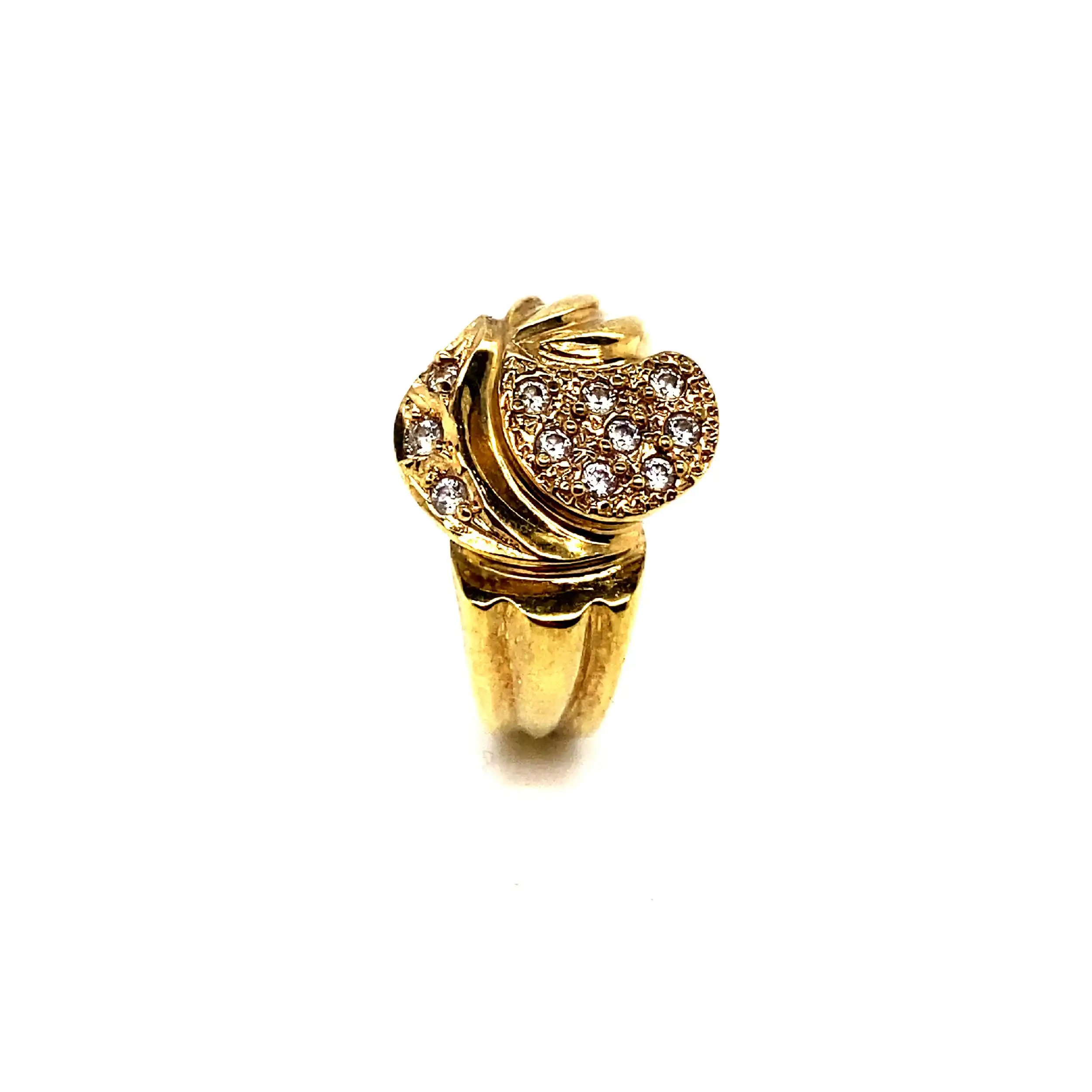 Ring Gelbgold mit Zirkonia