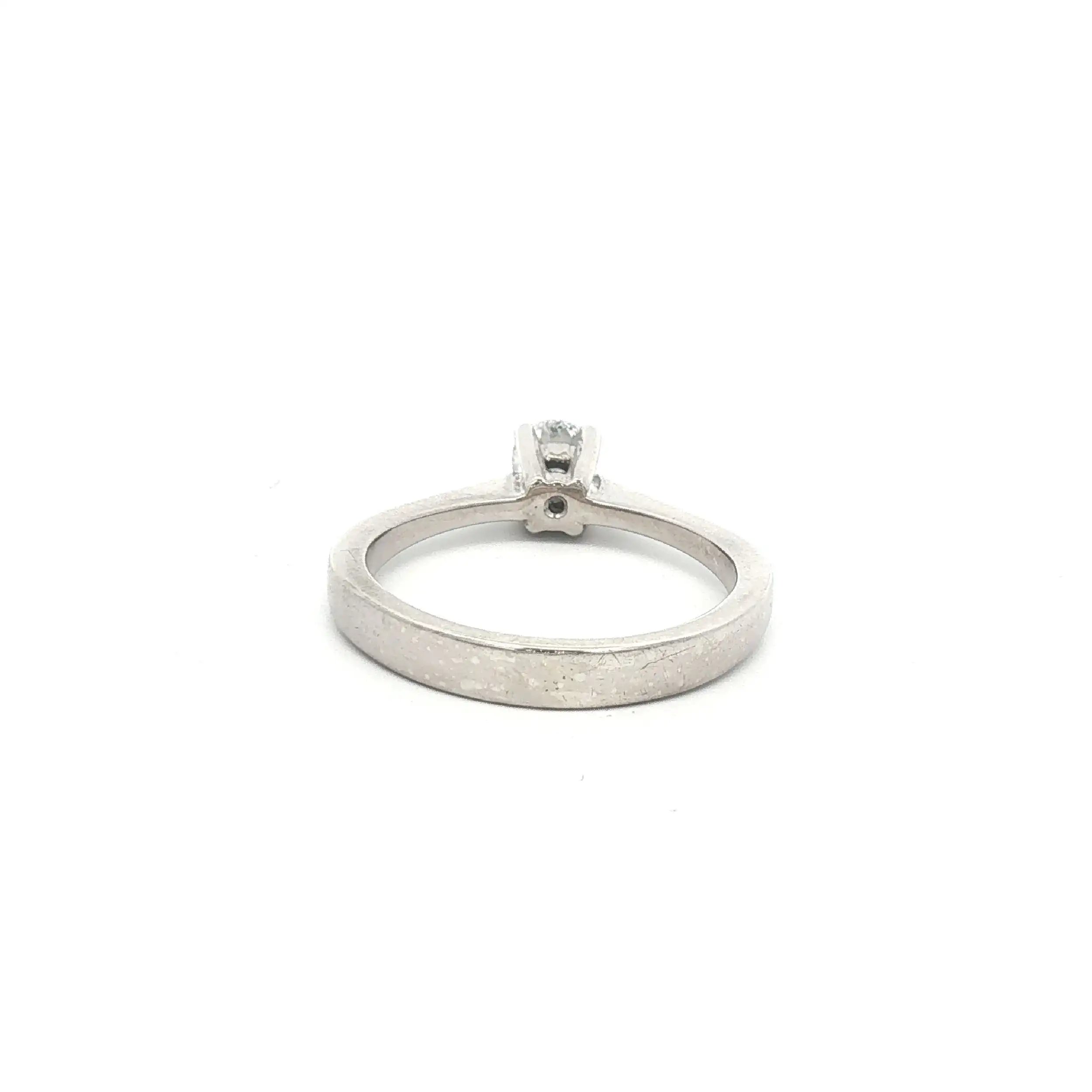 Ring Weißgold mit Brillant Ring Weißgold mit Brillant