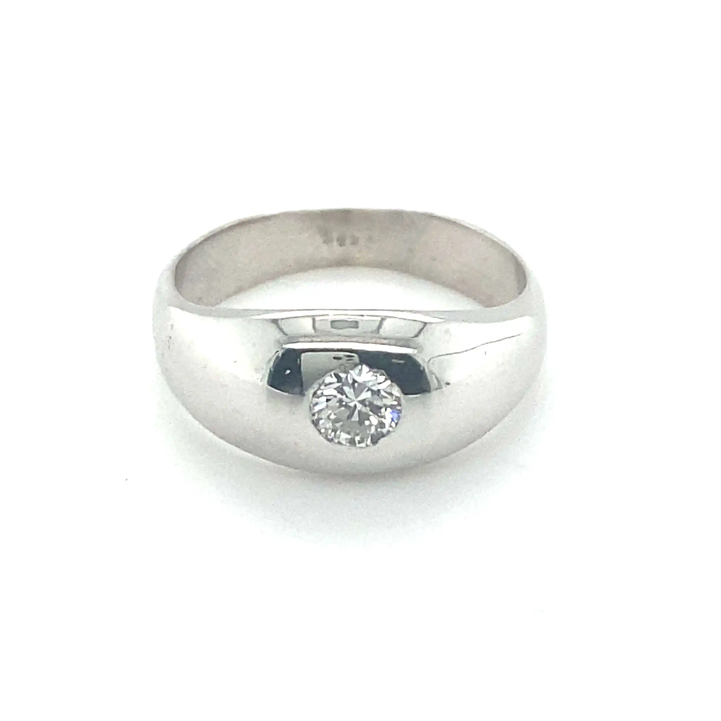 Ring Weißgold mit Brillant Ring Weißgold mit Brillant