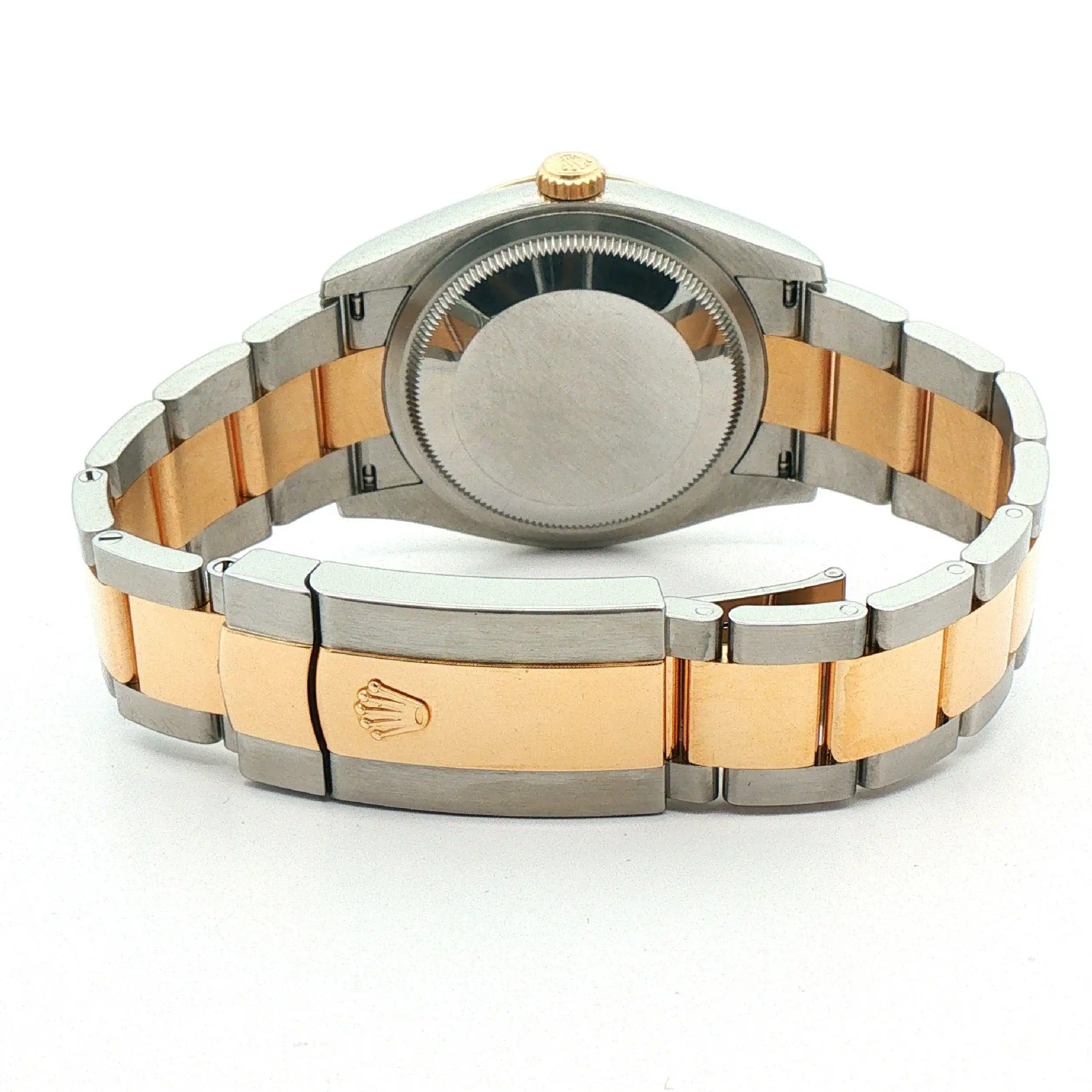 Damenuhr Rolex Datejust Bicolor mit Diamant Ziffernblatt