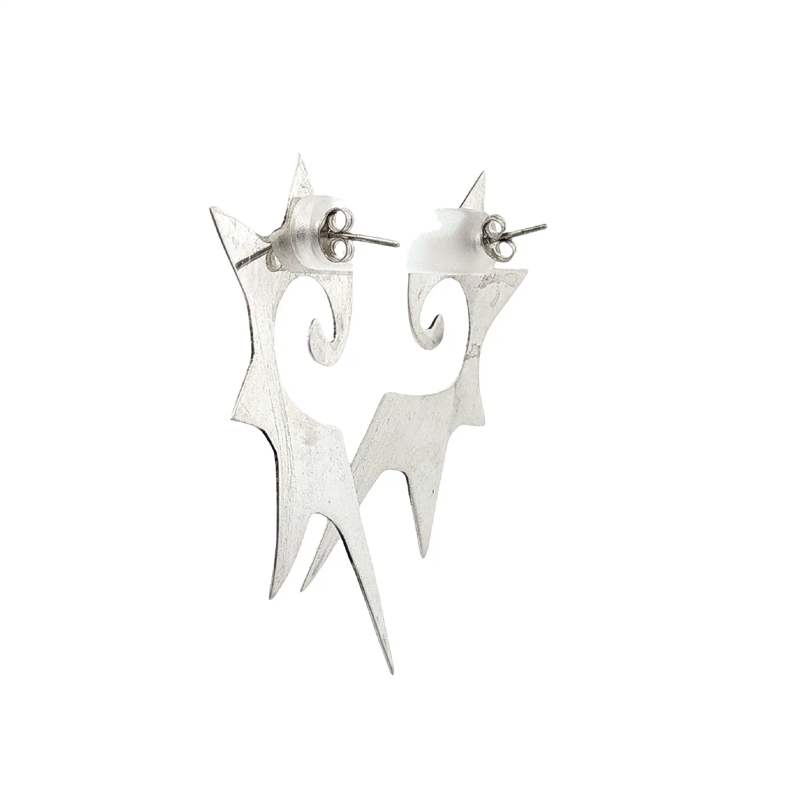 Paar Ohrstecker Silber Spitz