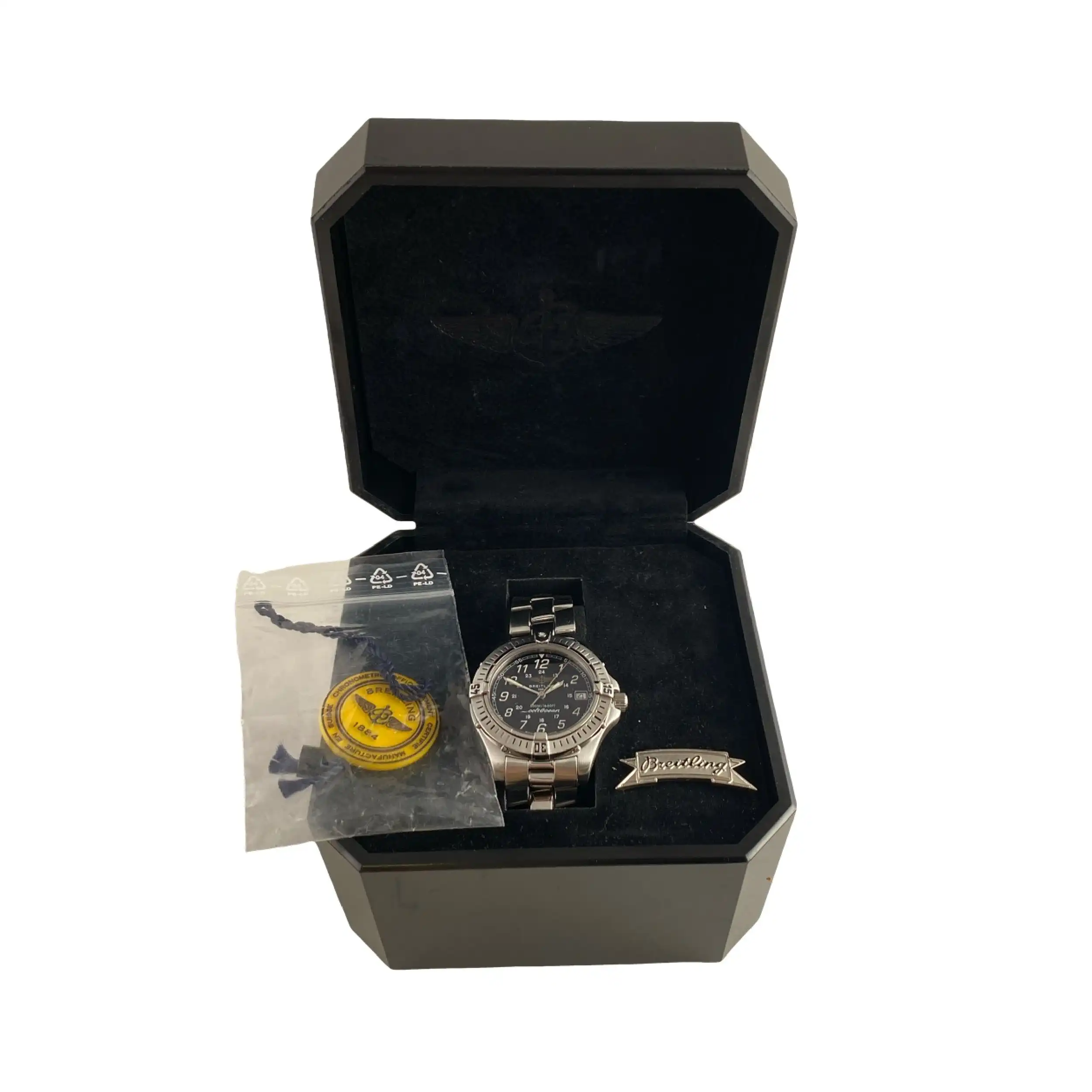 Herrenuhr Breitling Colt Quartz mit Box und Papiere Herrenuhr Breitling Colt Quartz mit Box und Papiere