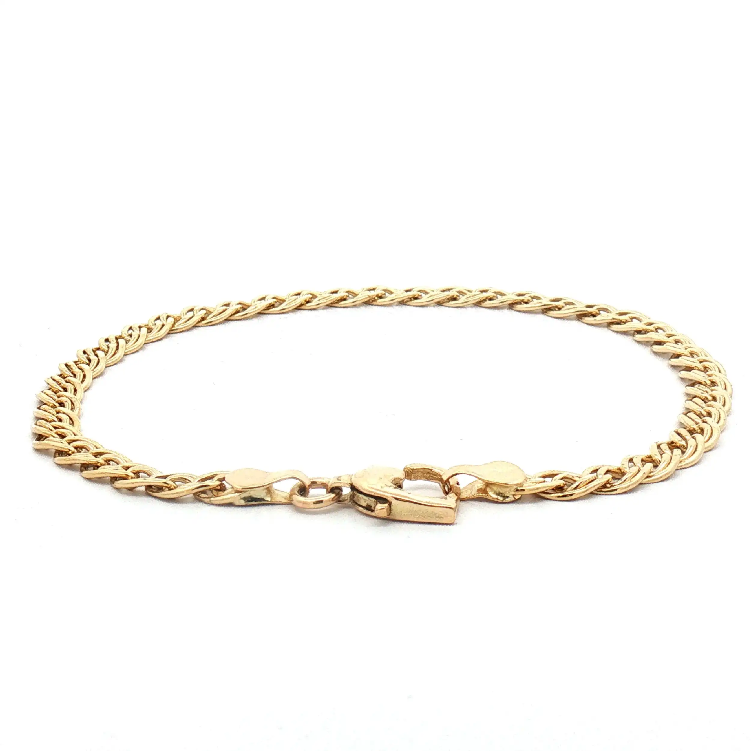 Doppelpanzerarmband Gelbgold Doppelpanzerarmband Gelbgold
