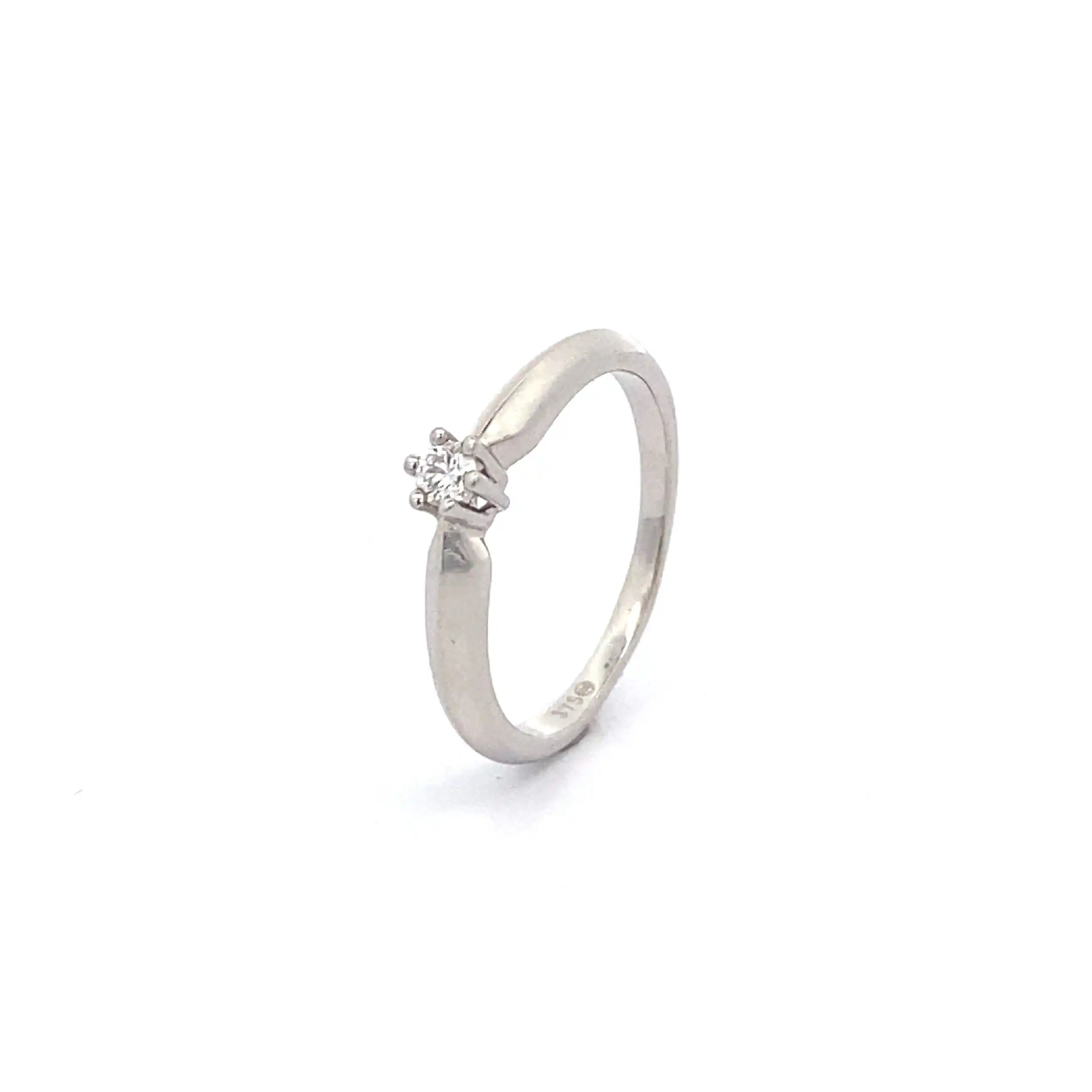Ring Weißgold mit Brillant