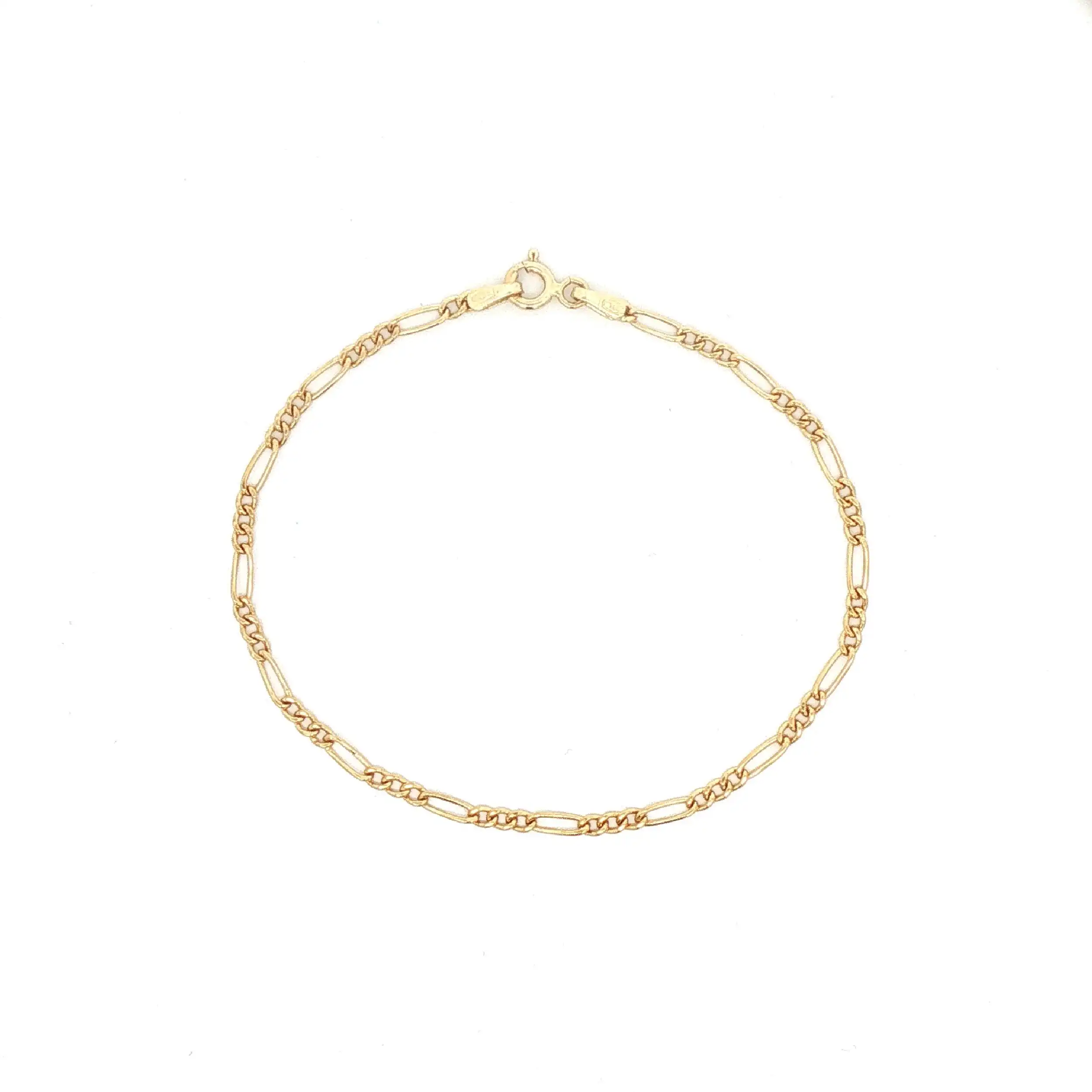 Figaroarmband Gelbgold