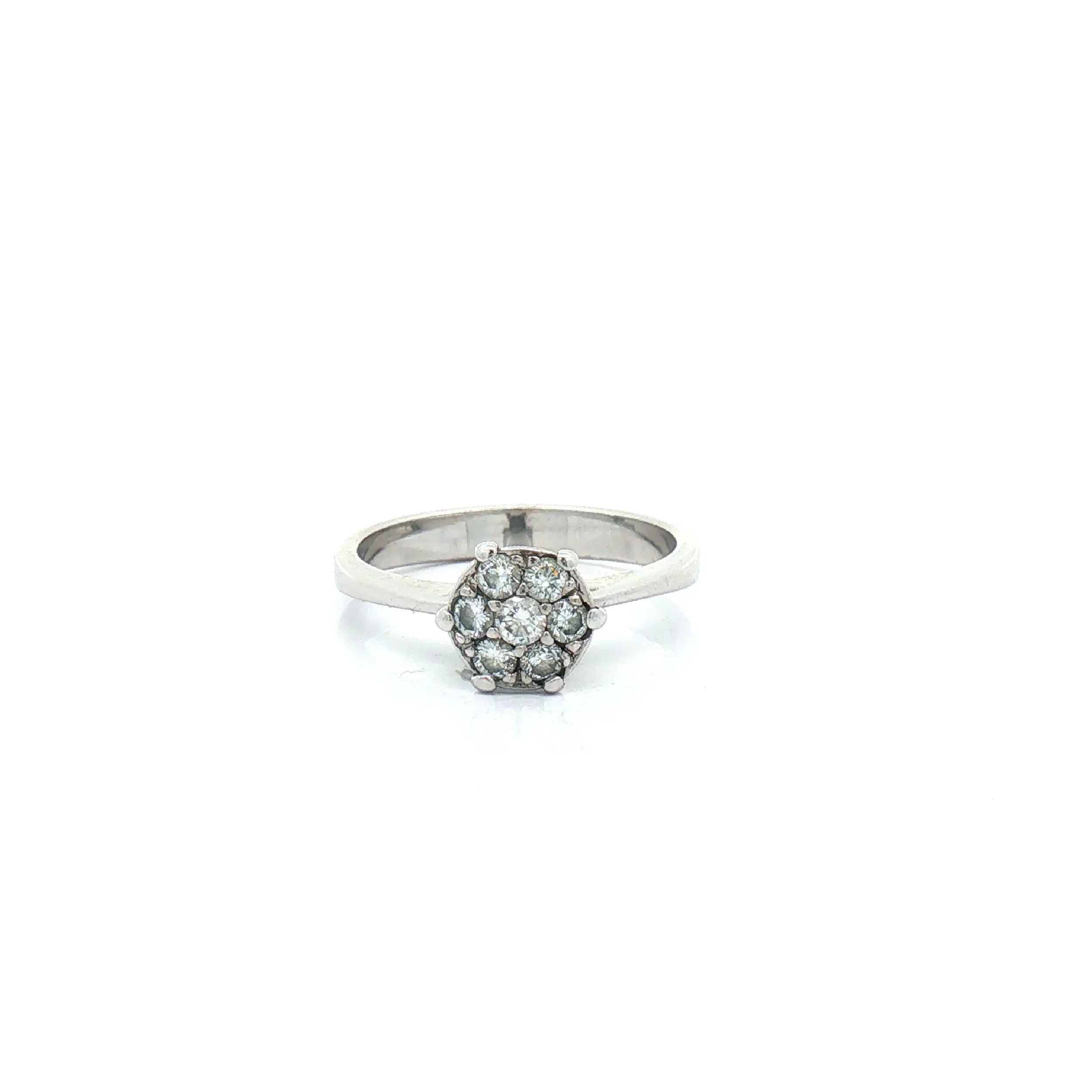 Ring Weißgold mit Brillanten Ring Weißgold mit Brillanten