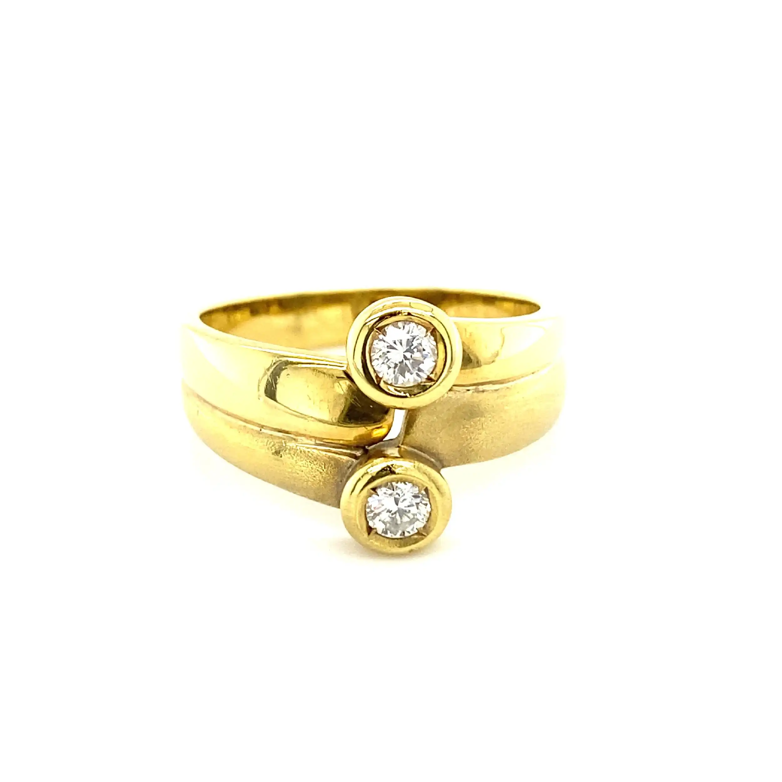 Ring Gelbgold mit Brillanten Ring Gelbgold mit Brillanten