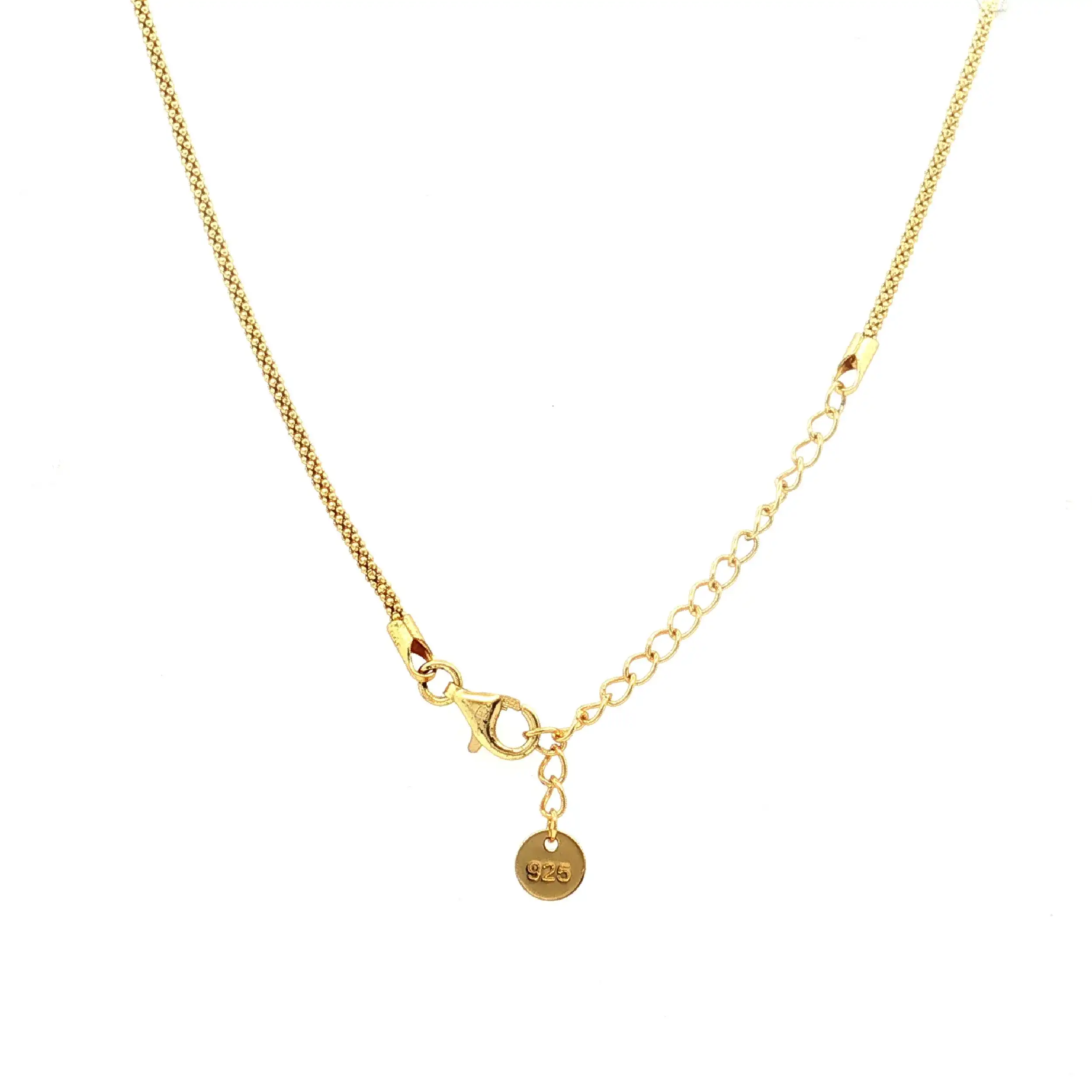 Kette mit Anhänger Perle und Zirkoniabesatz