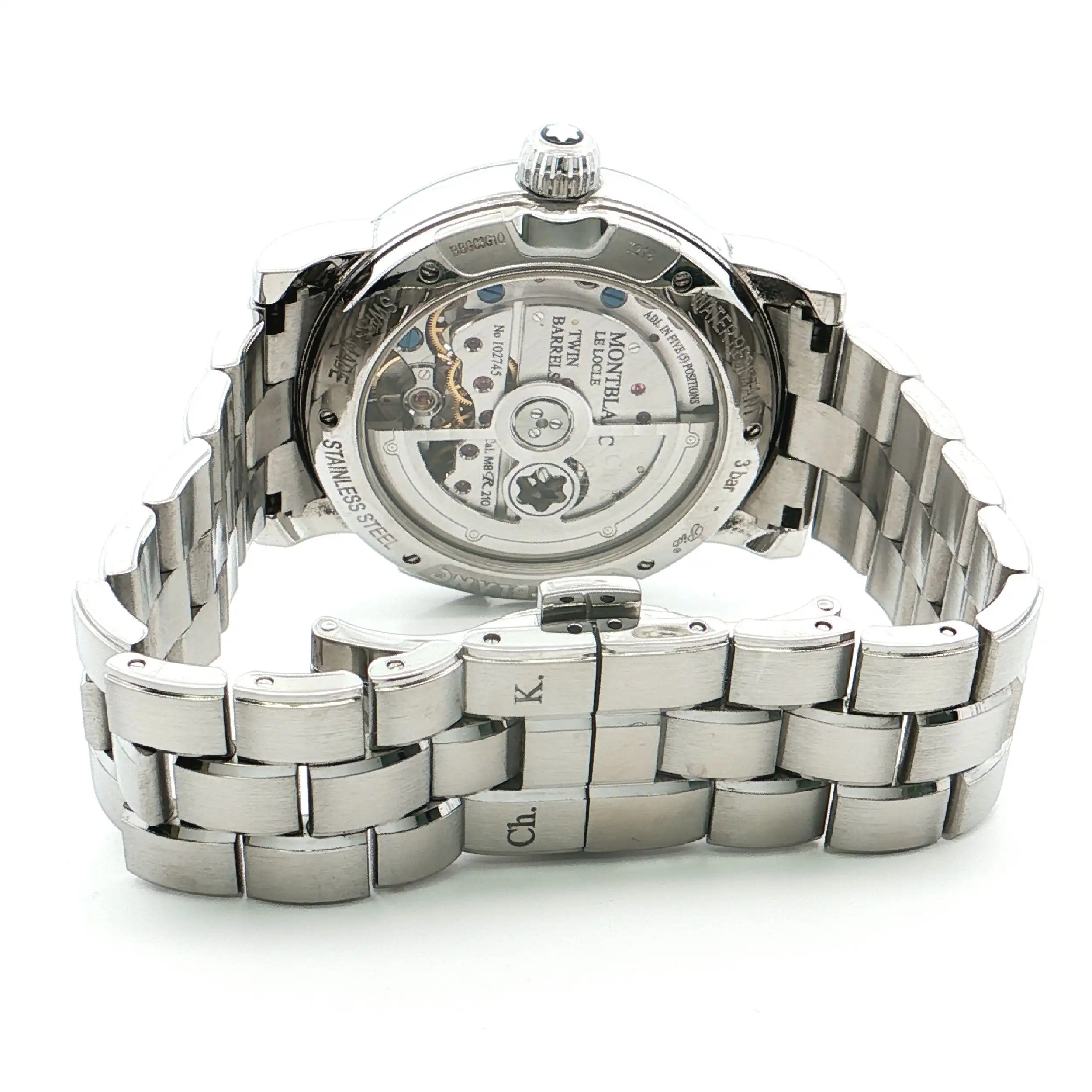 Herrenuhr Montblanc Nicolas Rieussec Automatik Ref.107070 mit Box und Papieren Herrenuhr Montblanc Nicolas Rieussec Automatik Ref.107070 mit Box und Papieren