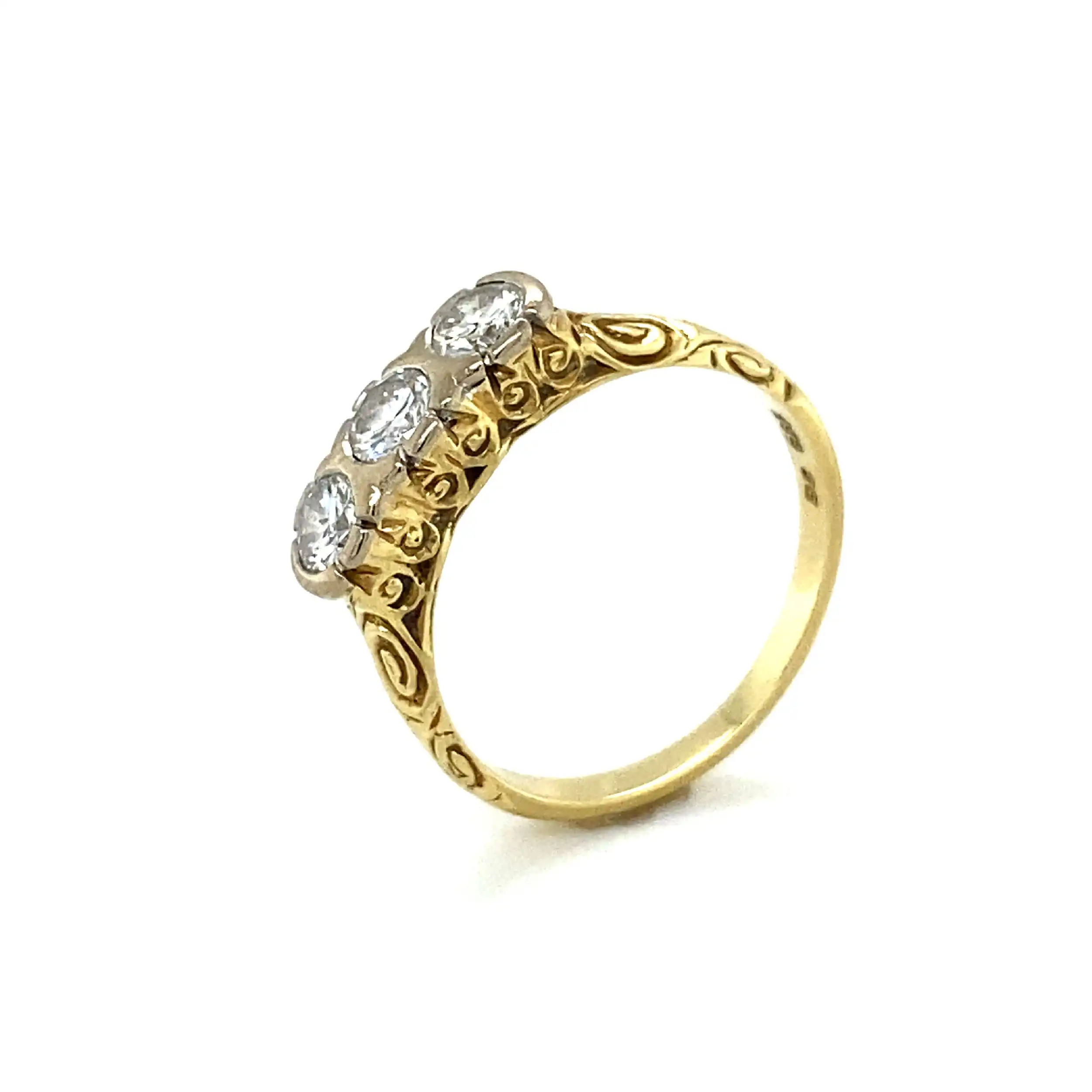Ring Bicolor mit Brillanten Ring Bicolor mit Brillanten
