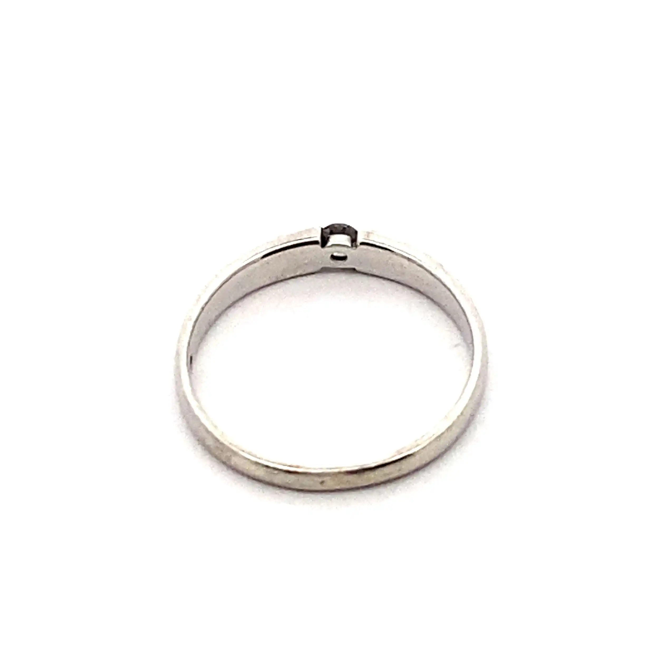 Ring Weißgold mit Brillant Solitär
