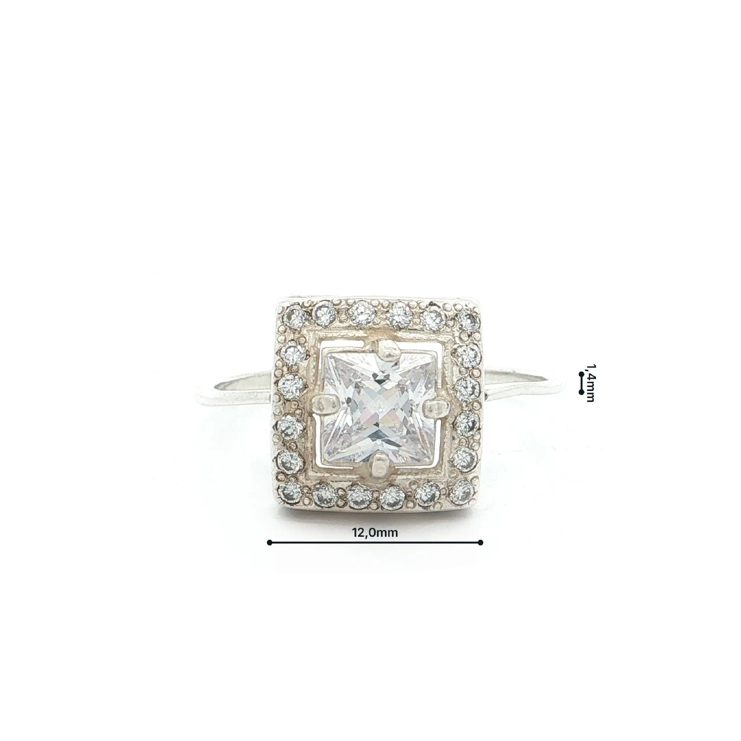 Ring Silber mit Zirkonia