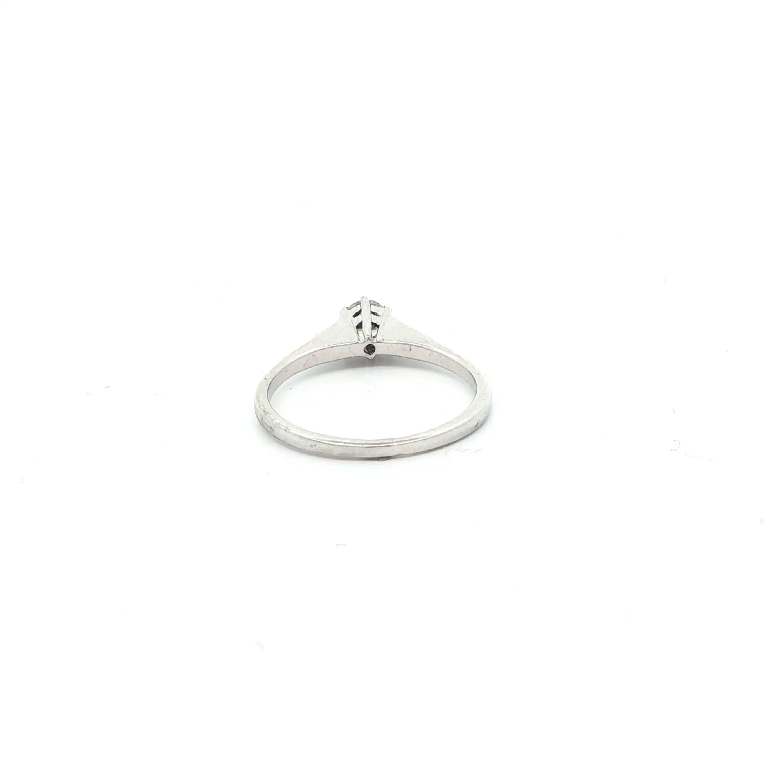 Ring Weißgold mit Brillant Solitär