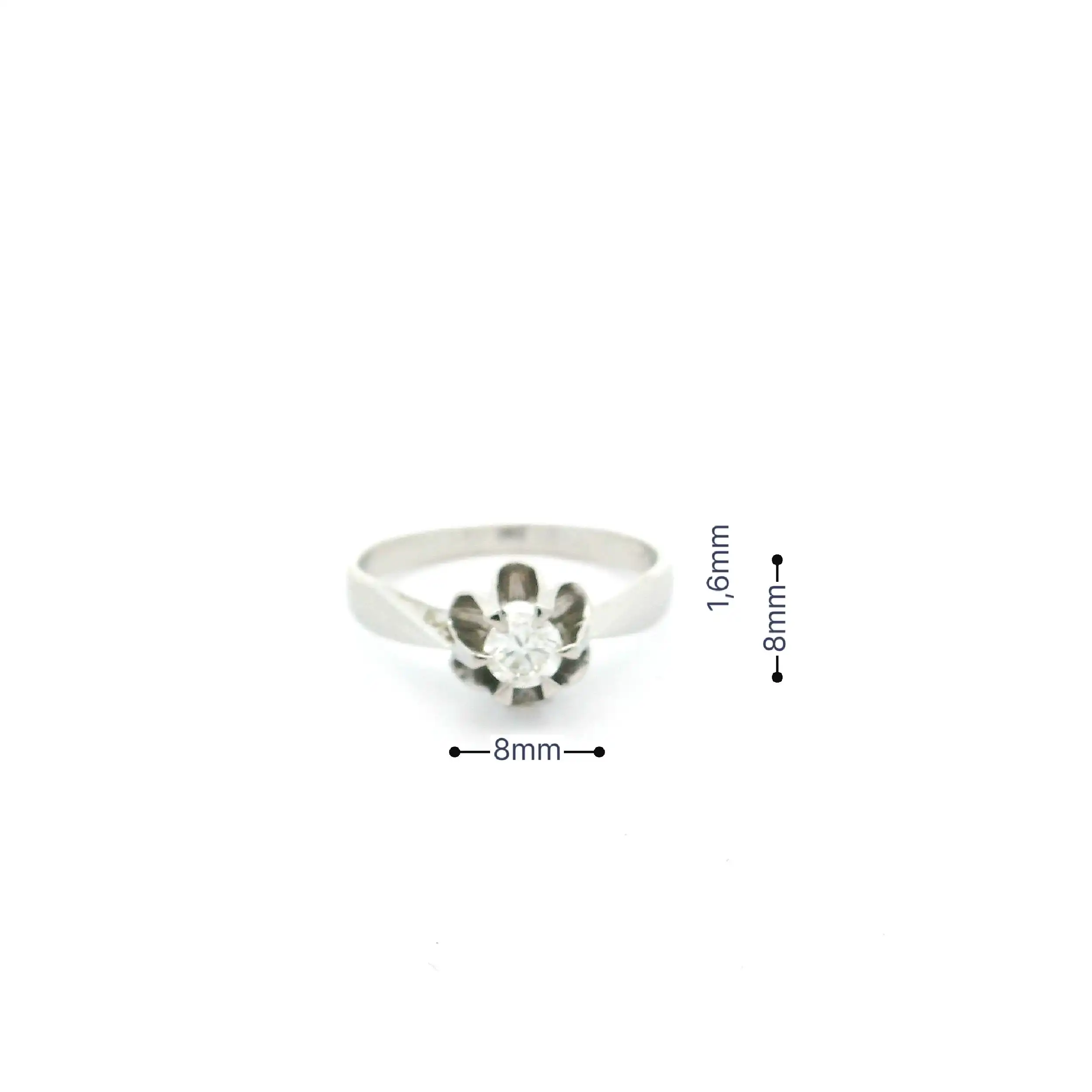 Ring Weißgold mit Brillant