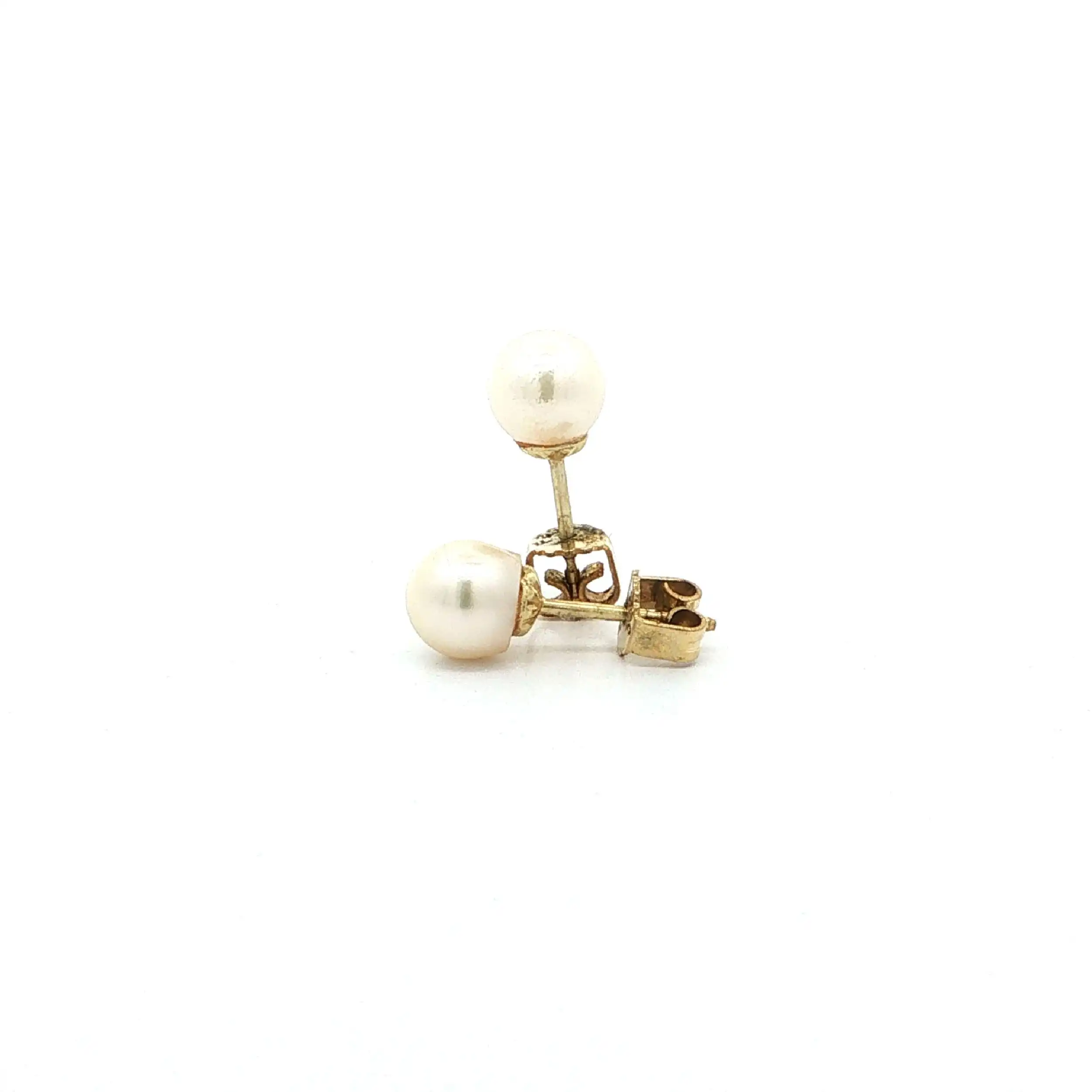 Ohrstecker Gelbgold mit Perle Ohrstecker Gelbgold mit Perle