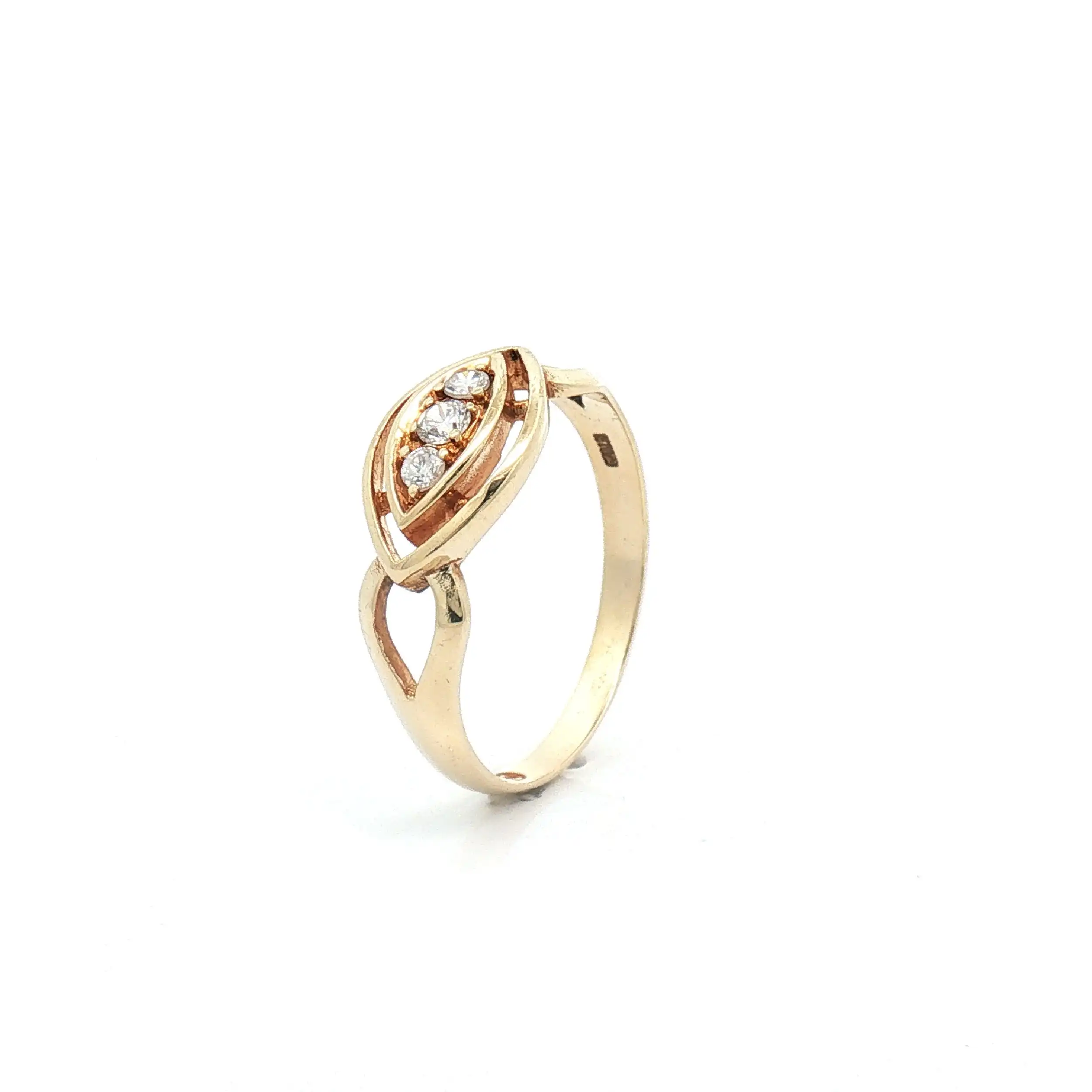 Ring Gelbgold mit Zirkonia