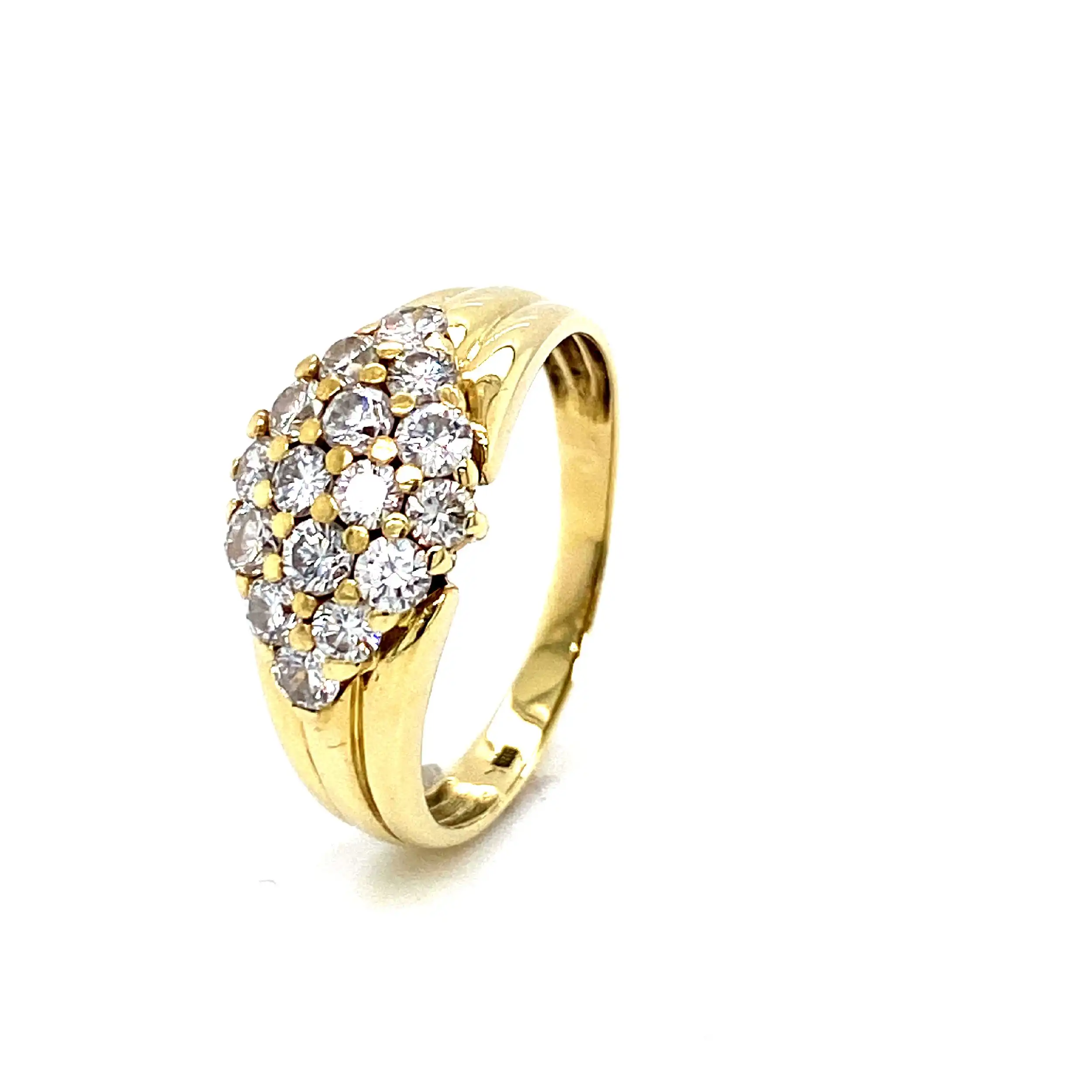 Ring Gelbgold mit Brillanten Ring Gelbgold mit Brillanten