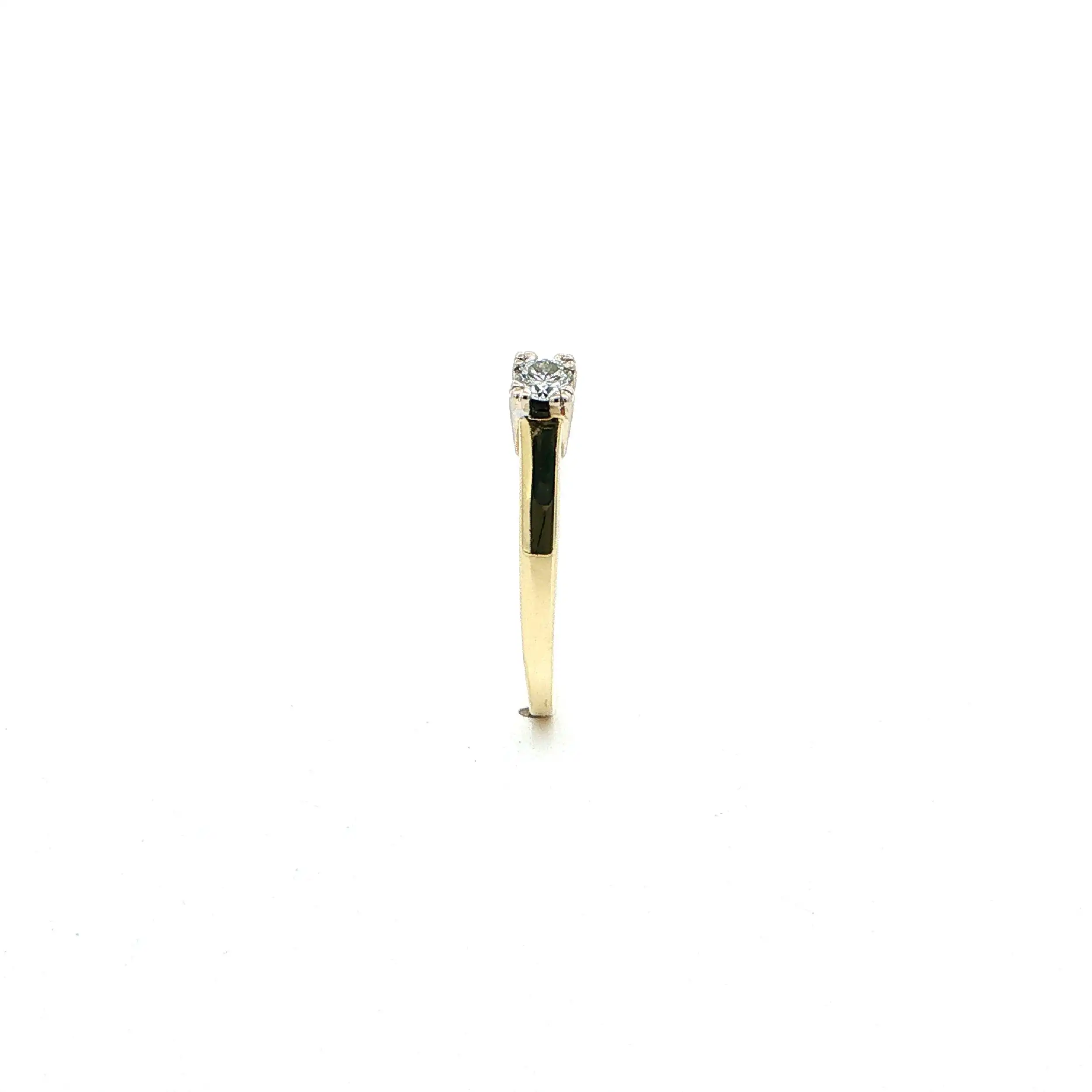 Ring Gelbgold mit Brillant