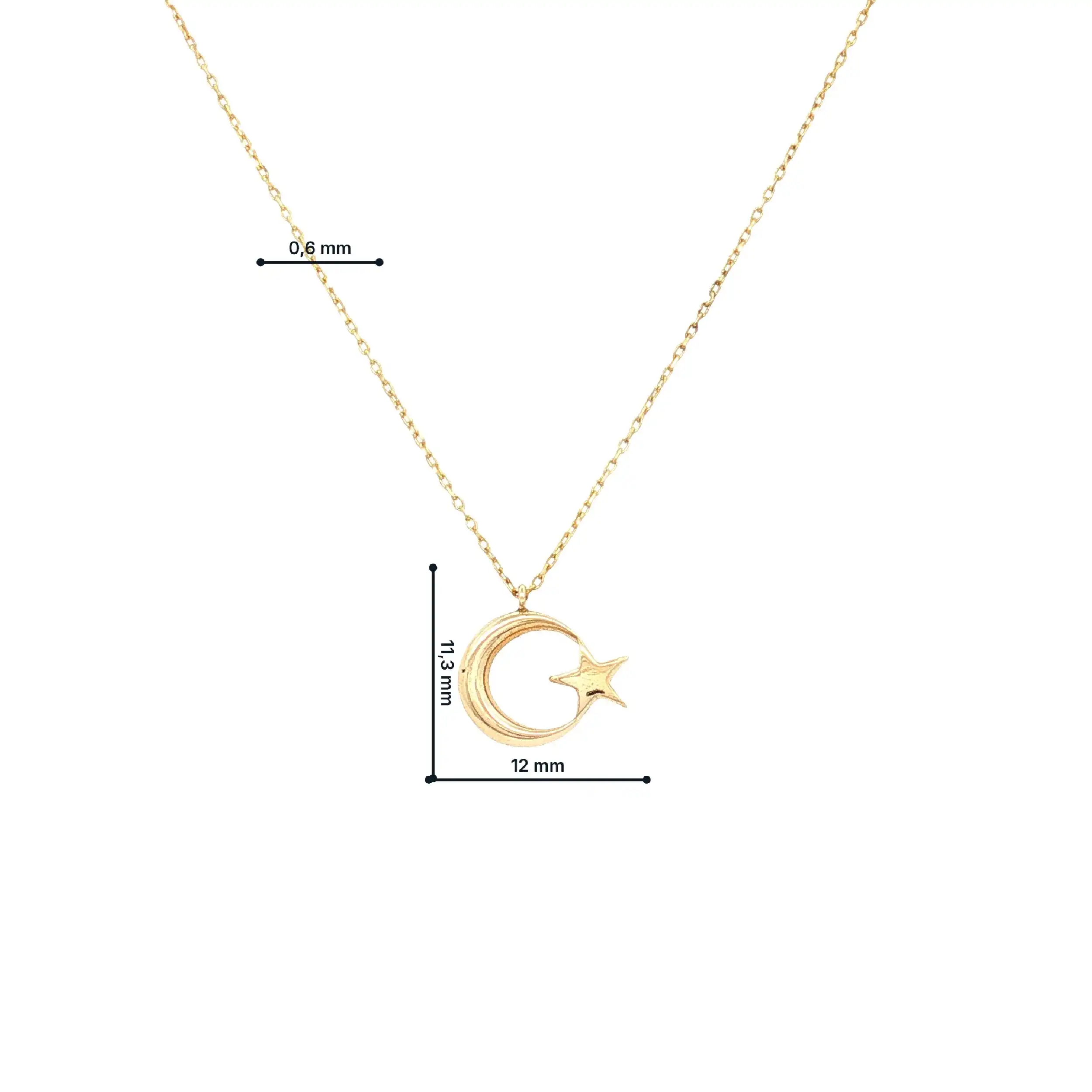 Ankerkette Gelbgold mit Anhänger Türkei Ankerkette Gelbgold mit Anhänger Türkei