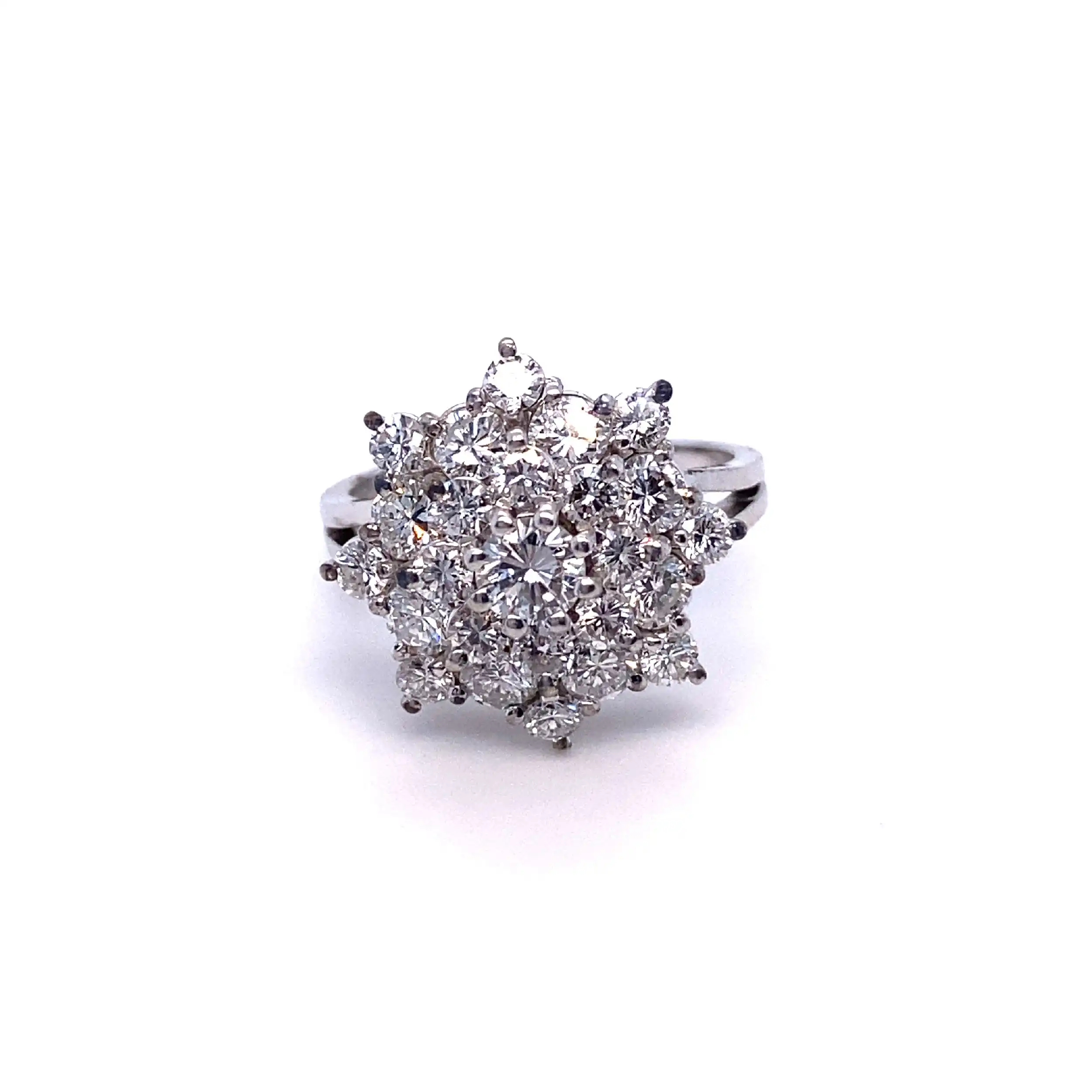 Ring Weißgold mit Brillanten ca. 2,00ct. Ring Weißgold mit Brillanten ca. 2,00ct.