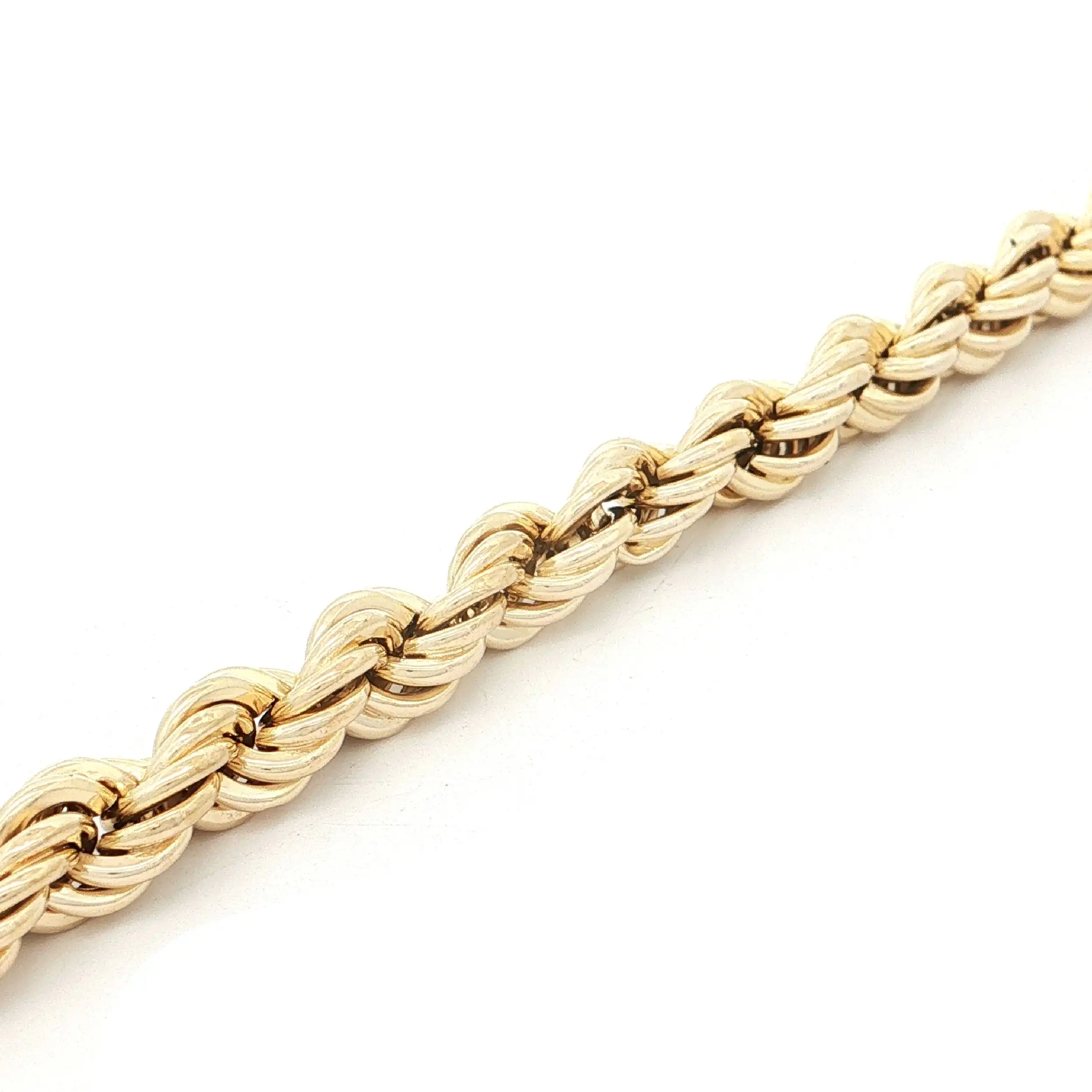 Kordelarmband Gelbgold hohl