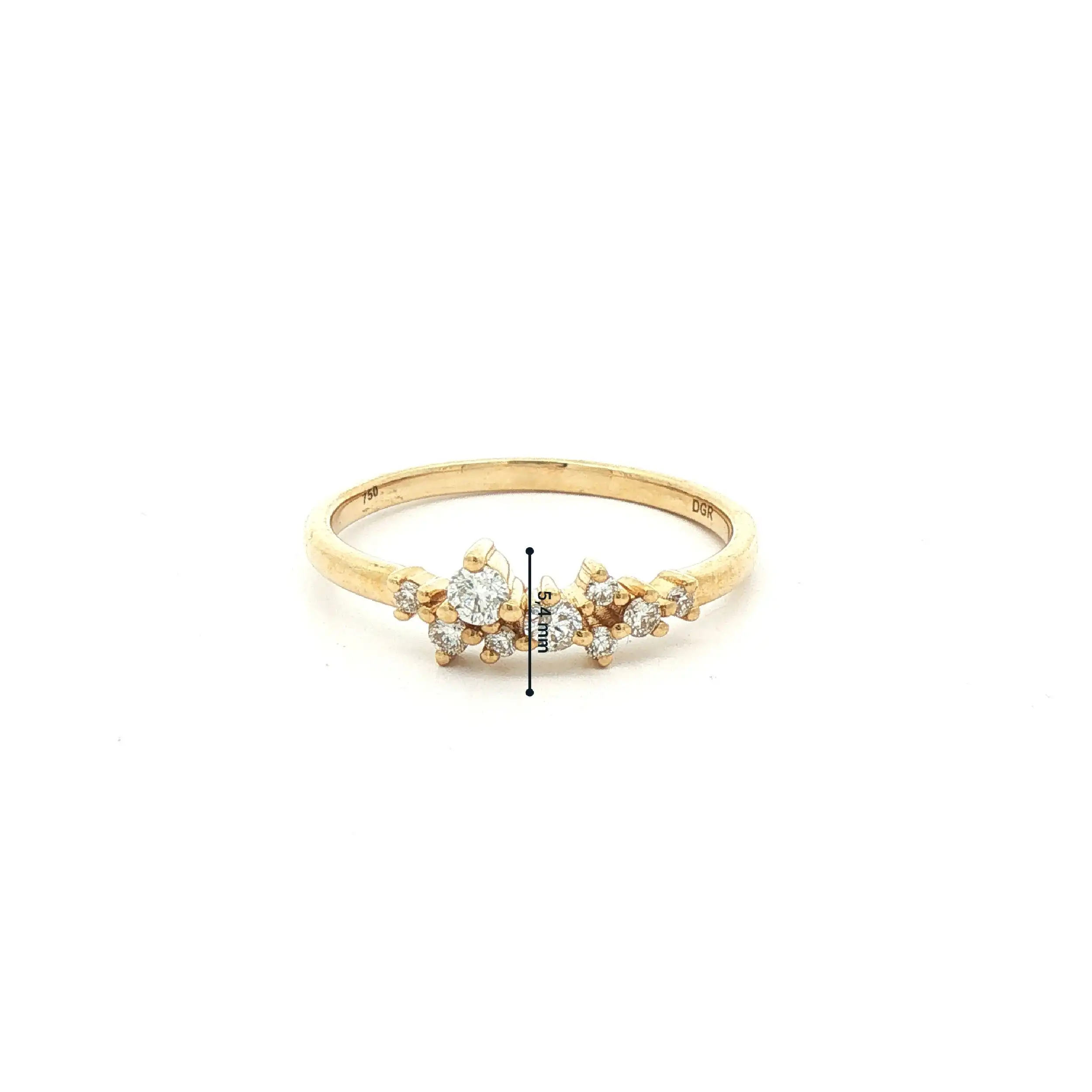 Ring Gelbgold mit Brillanten Ring Gelbgold mit Brillanten