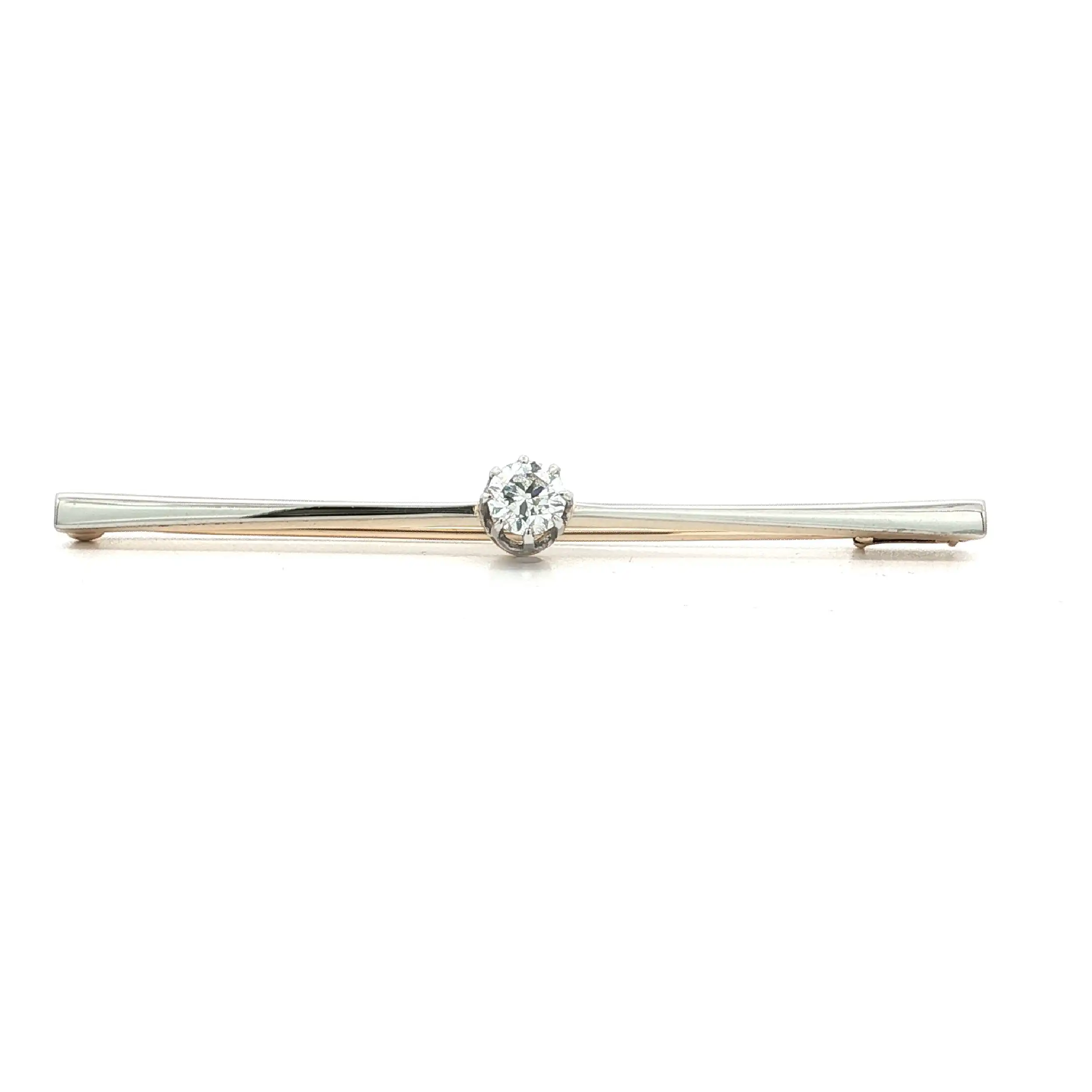 Nadel Gelbgold mit Brillant Nadel Gelbgold mit Brillant