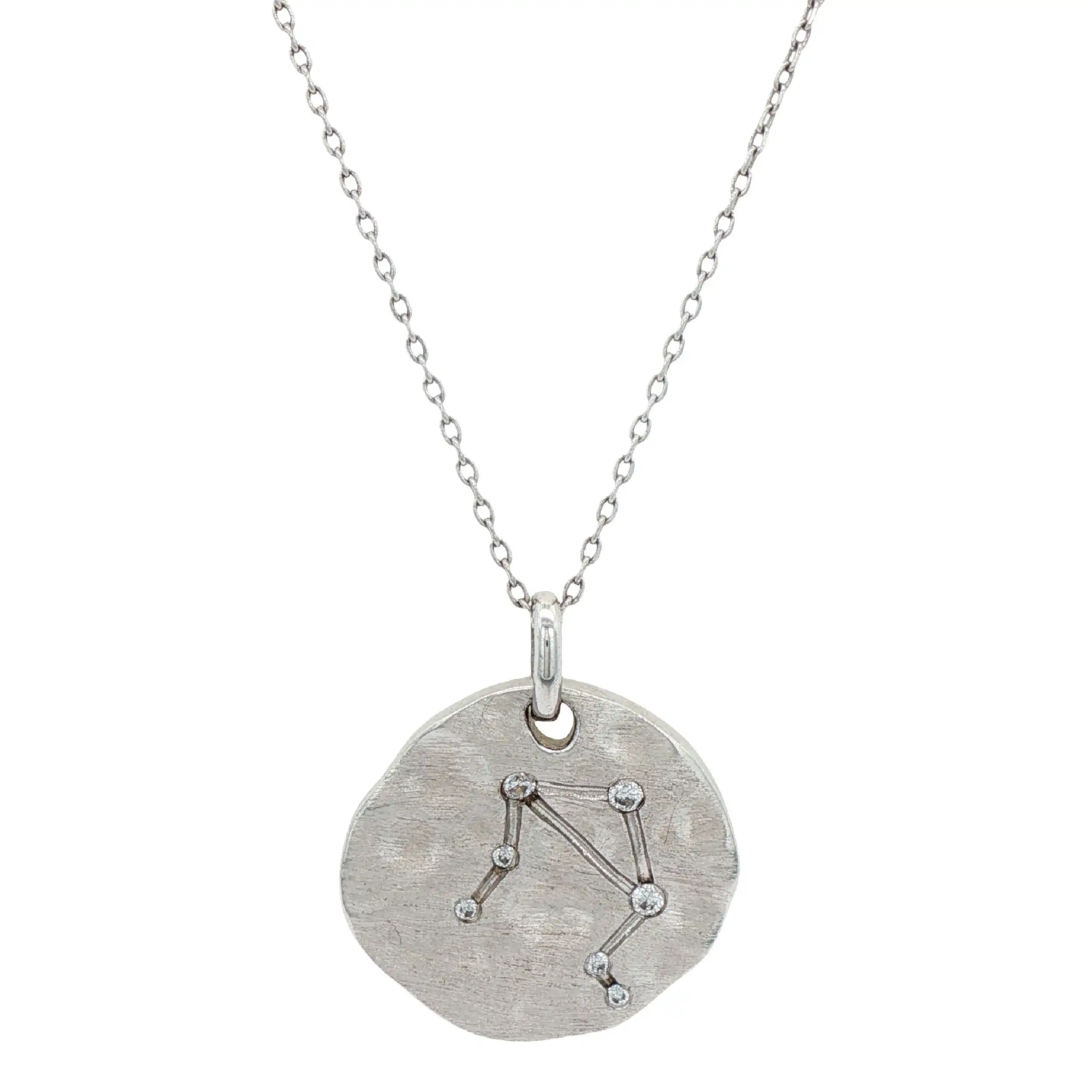 Collier Silber Sternzeichen Waage mit Zirkonia Collier Silber Sternzeichen Waage mit Zirkonia