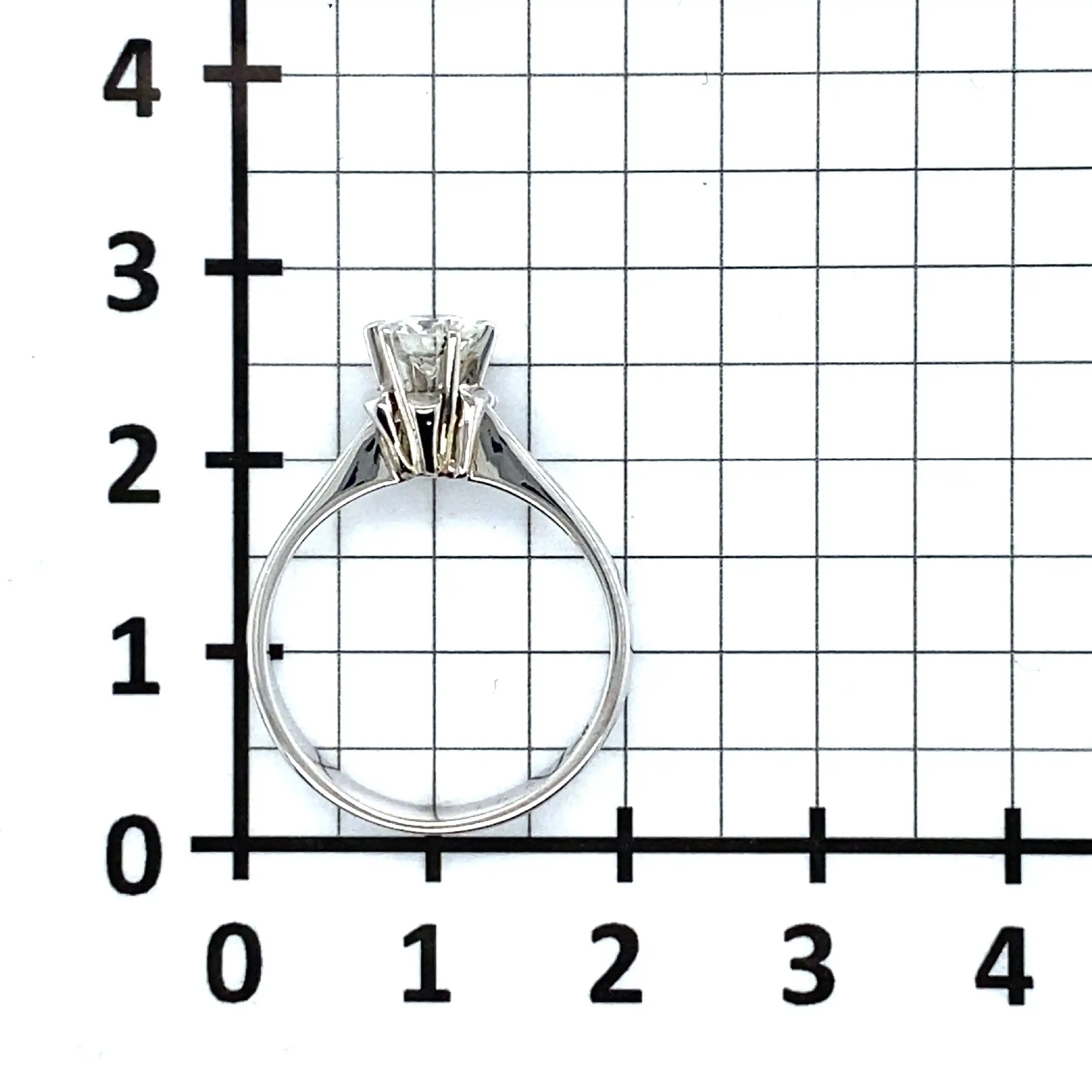 Ring Weißgold mit Brillant und Diamanten