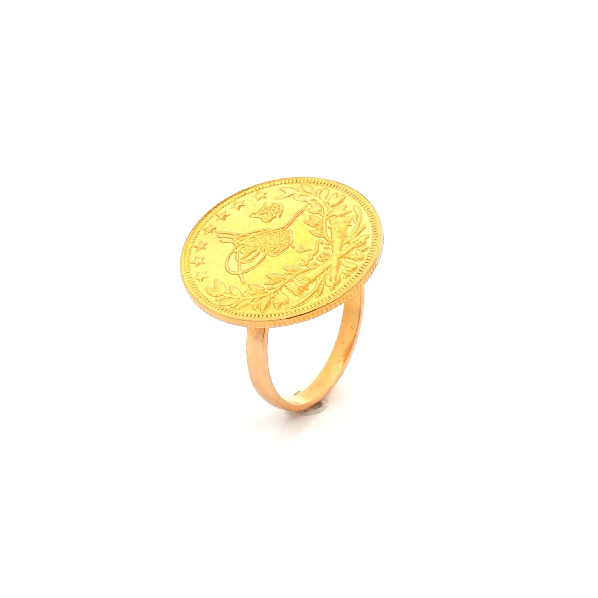 Münzring Gelbgold