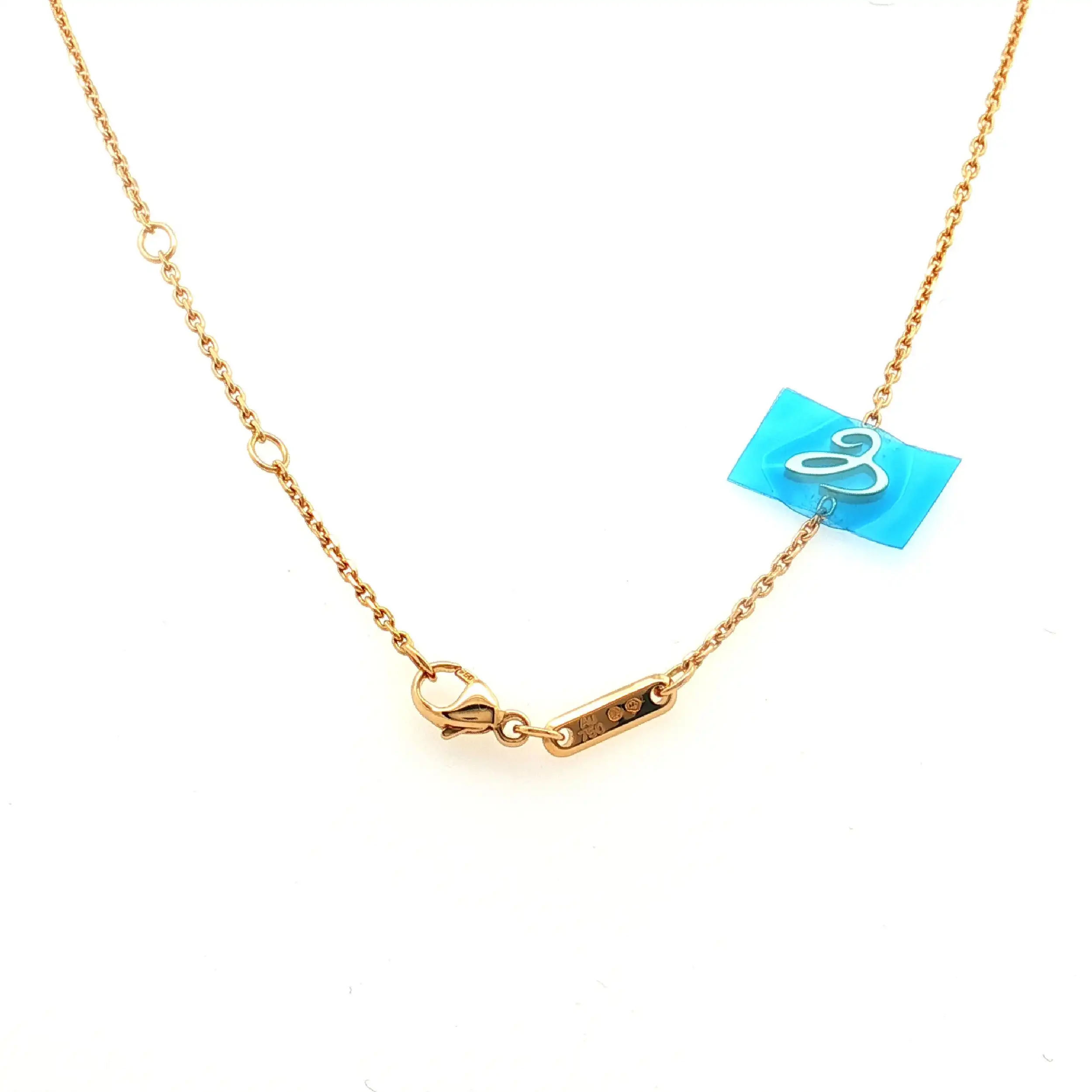 Kette mit Anhänger Chopard Ice Cube Gelbgold mit Brillanten Kette mit Anhänger Chopard Ice Cube Gelbgold mit Brillanten